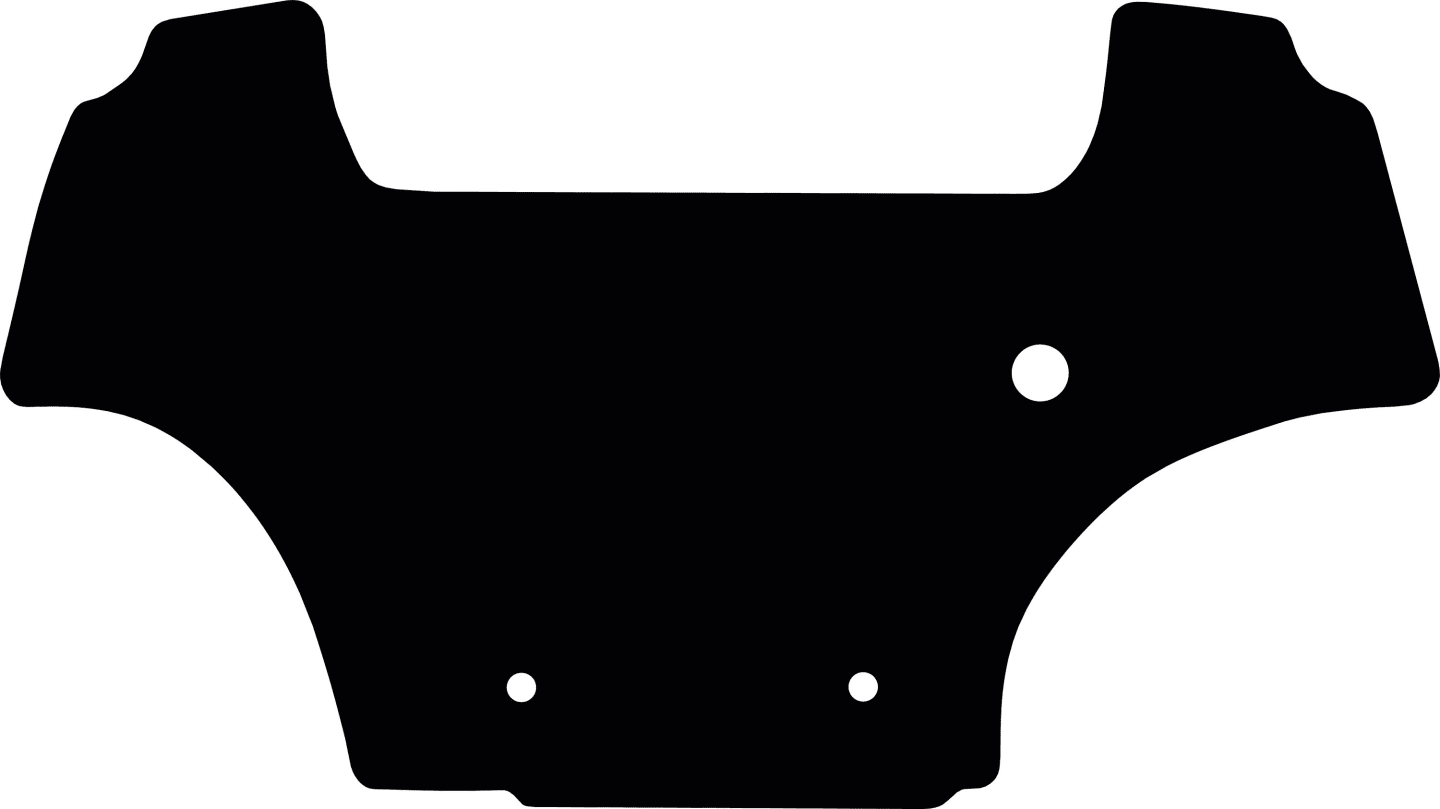 Fußmatte Velours schwarz, für Deutz-Fahr Traktor Agrotron, mit Kabine MK3, ab Bj. 95