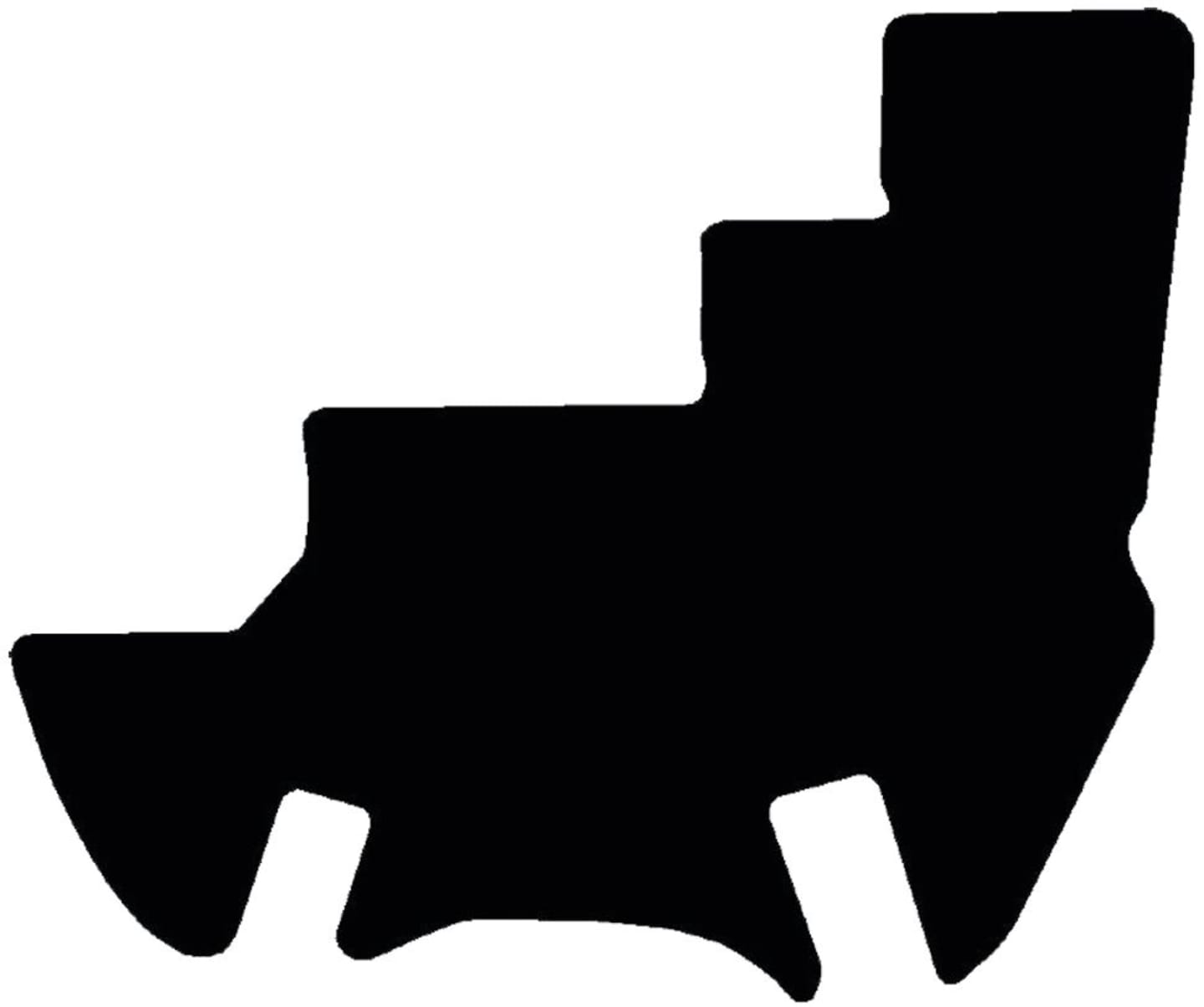 Fußmatte Velours schwarz, für JCB Radlader 400, ab Bj. 14