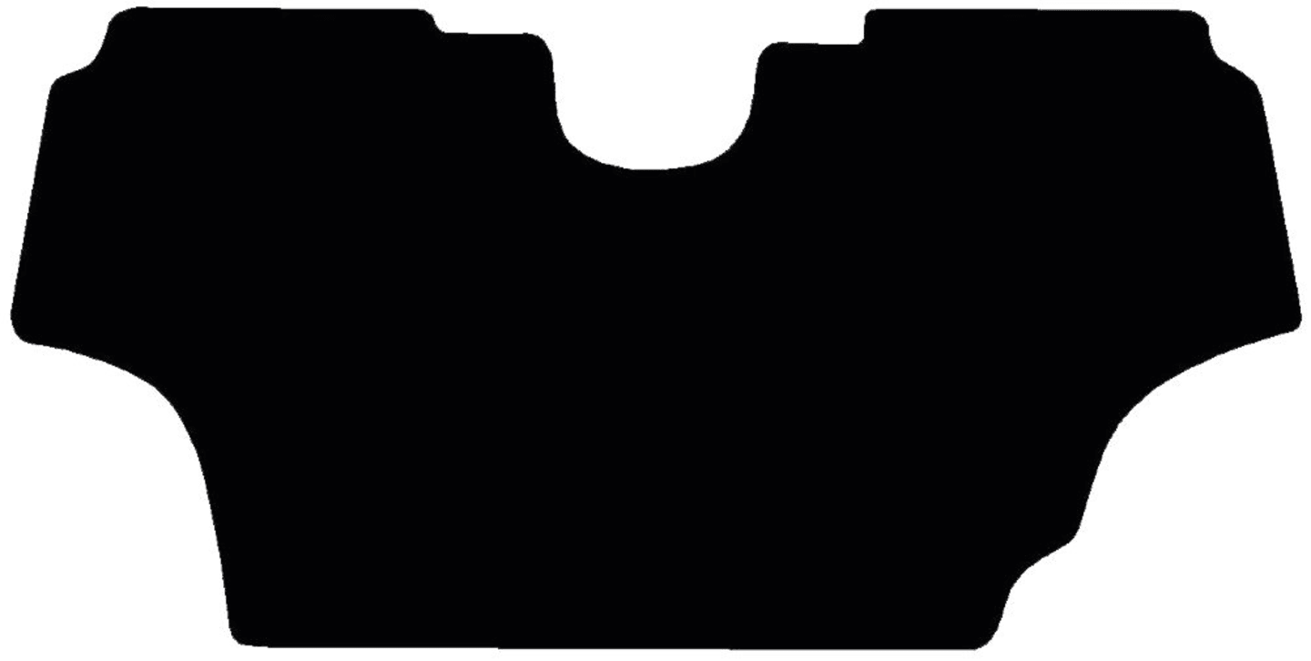 Fußmatte Velours schwarz, für John Deere Traktor Serie 5 M, 5 R, 6 RL, 6 ML, ab Bj. 01.13 – 12.15