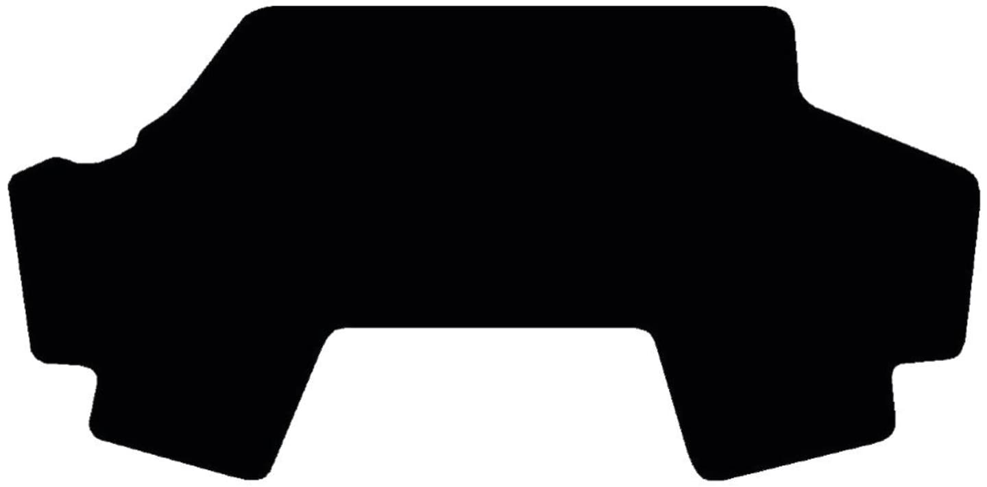 Fußmatte Velours schwarz, für John Deere Traktor, Serie 6 M, Serie 6000, ab Bj. 13 – 19