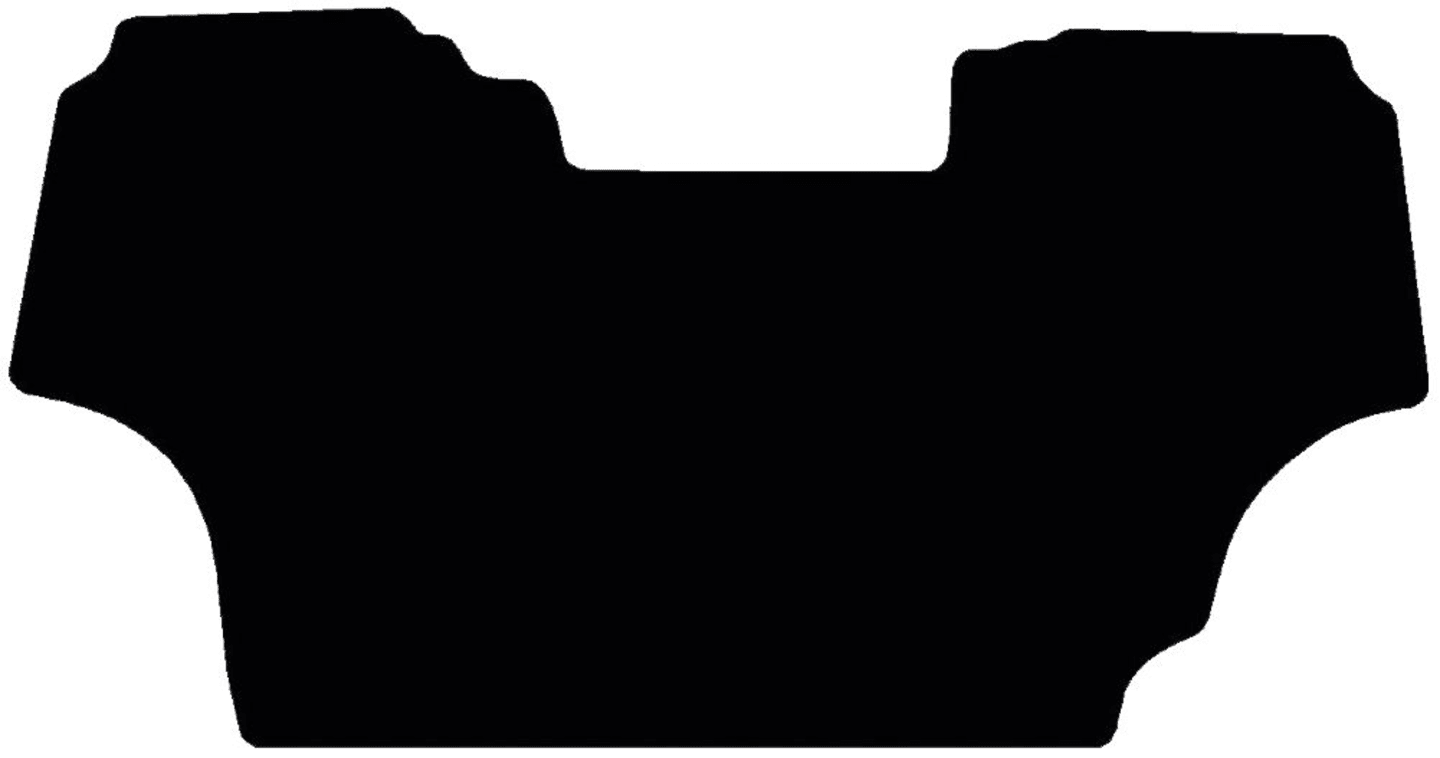 Fußmatte Velours schwarz, für John Deere Traktor Serie 6 RC, 6 MC, ab Bj. 13