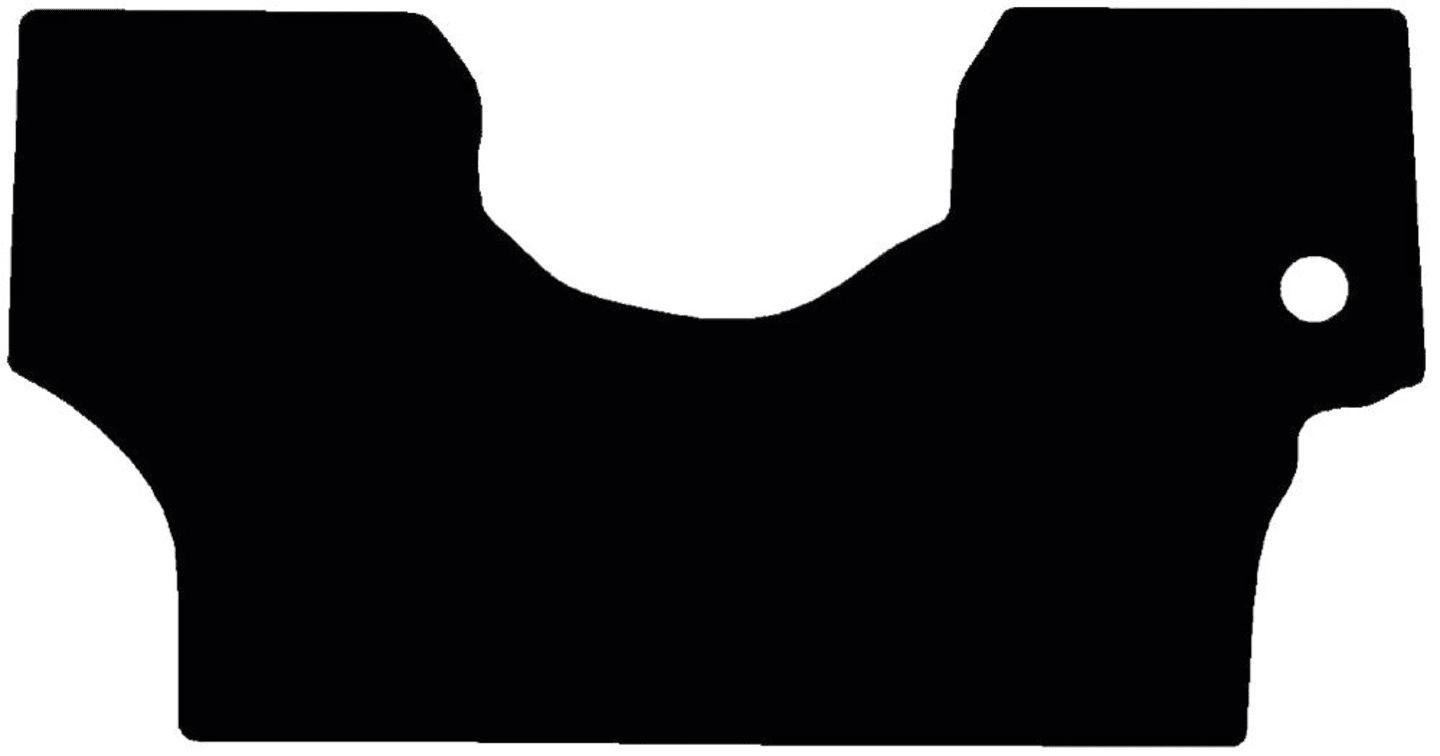 Fußmatte Velours schwarz, für Landini Traktor Serie 5H Tier 3, ab Bj. 13