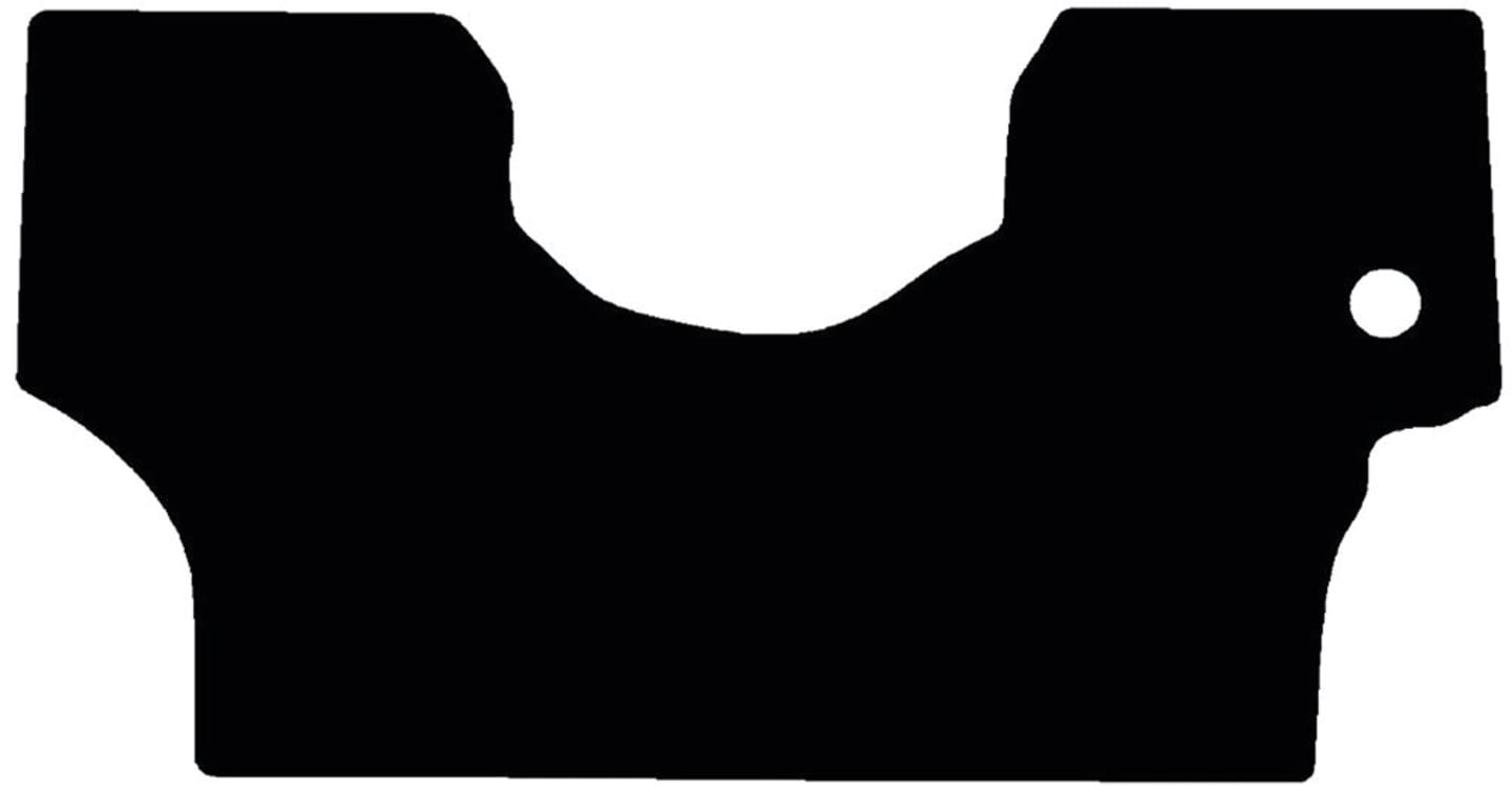 Fußmatte Velours schwarz, für McCormick Traktor Serie X 50, Tier 4i, ab Bj. 13