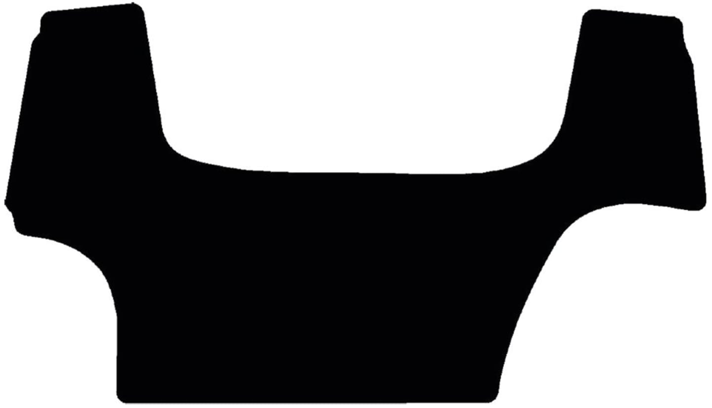 Fußmatte Velours schwarz, ohne Mittelteil, für Steyr Traktor Kompakt, ab Bj. 14