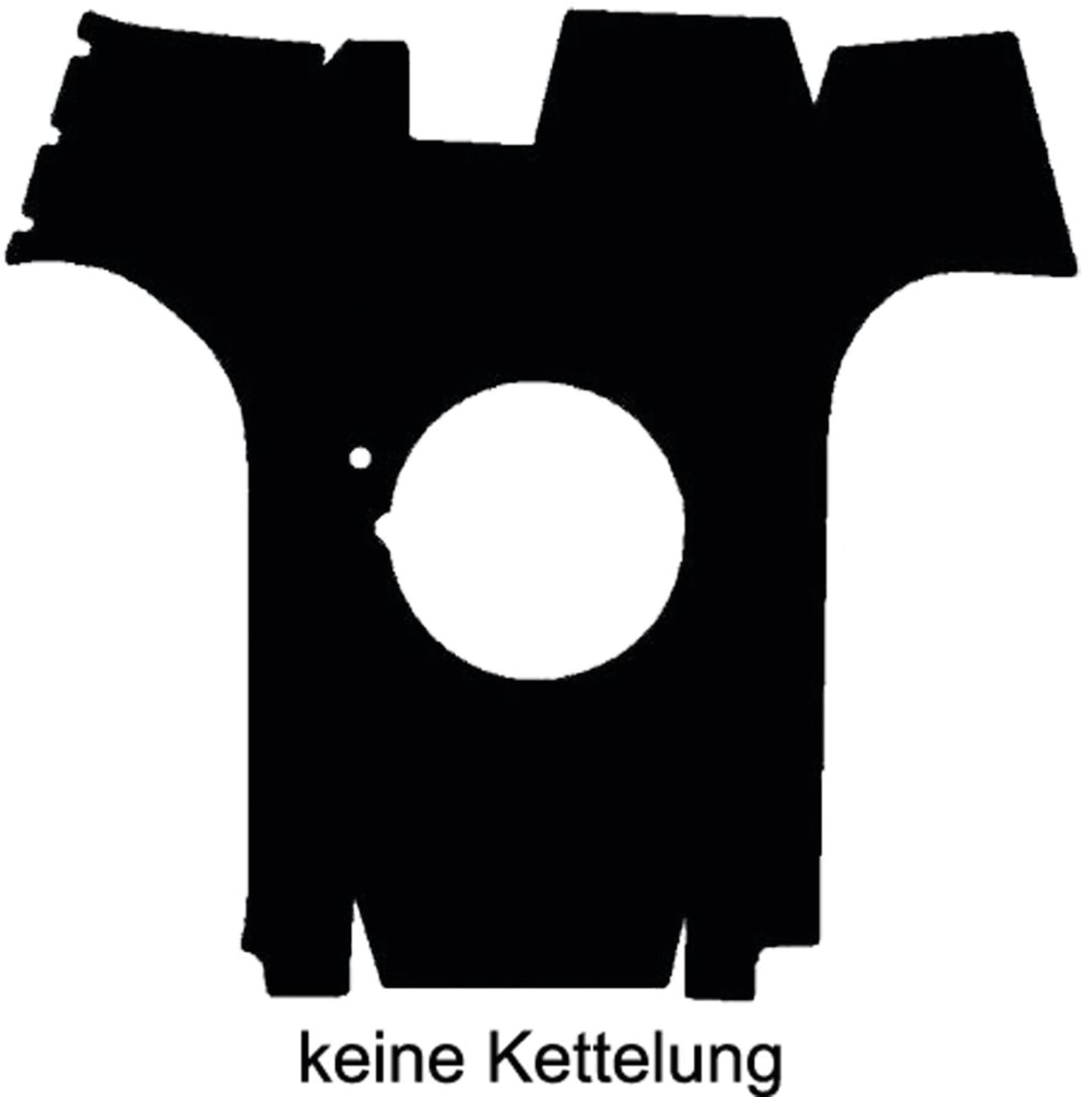 Fußmatte Velours schwarz, für Fendt Traktor Vario 800, 900 (COM 3+SCR) mit Motorbremse und Rückfahreinrichtung
