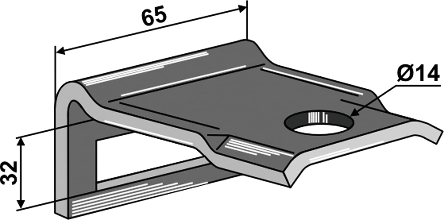Industriehof® Zinkenhalter "C" für Kultizinken 45 x 10 mm, Passender Rahmen 50 x 12 mm für Dal-Bo, 1.445105