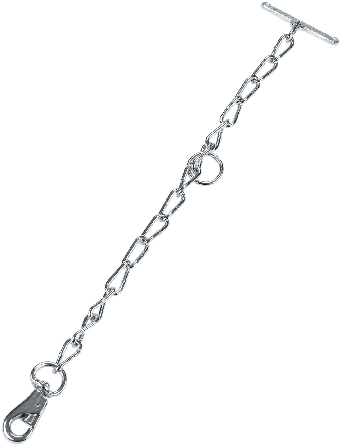 KERBL Kettenteil 6 x 660 mm einteilig für Rinderanbindung, einteilig, mit Karabiner und Knebel, 12509