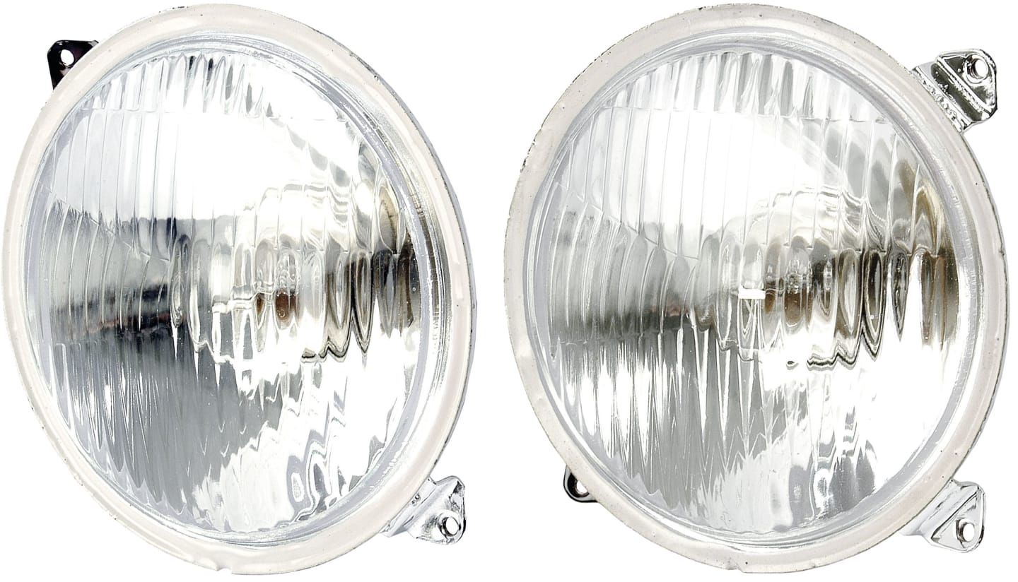 Scheinwerfereinsatz links/rechts Ø 141 mm für Landini, Massey Ferguson