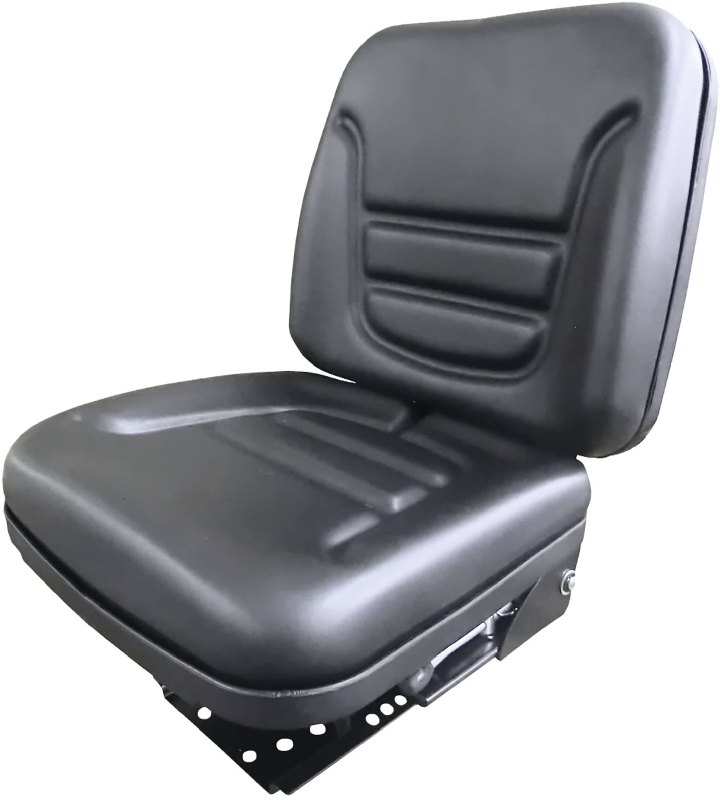 Traktorsitz "S 530 Plus", mechanisch gefedert mit 2 Zugfedern und Öldämpfer, PVC-Kunstleder, schwarz