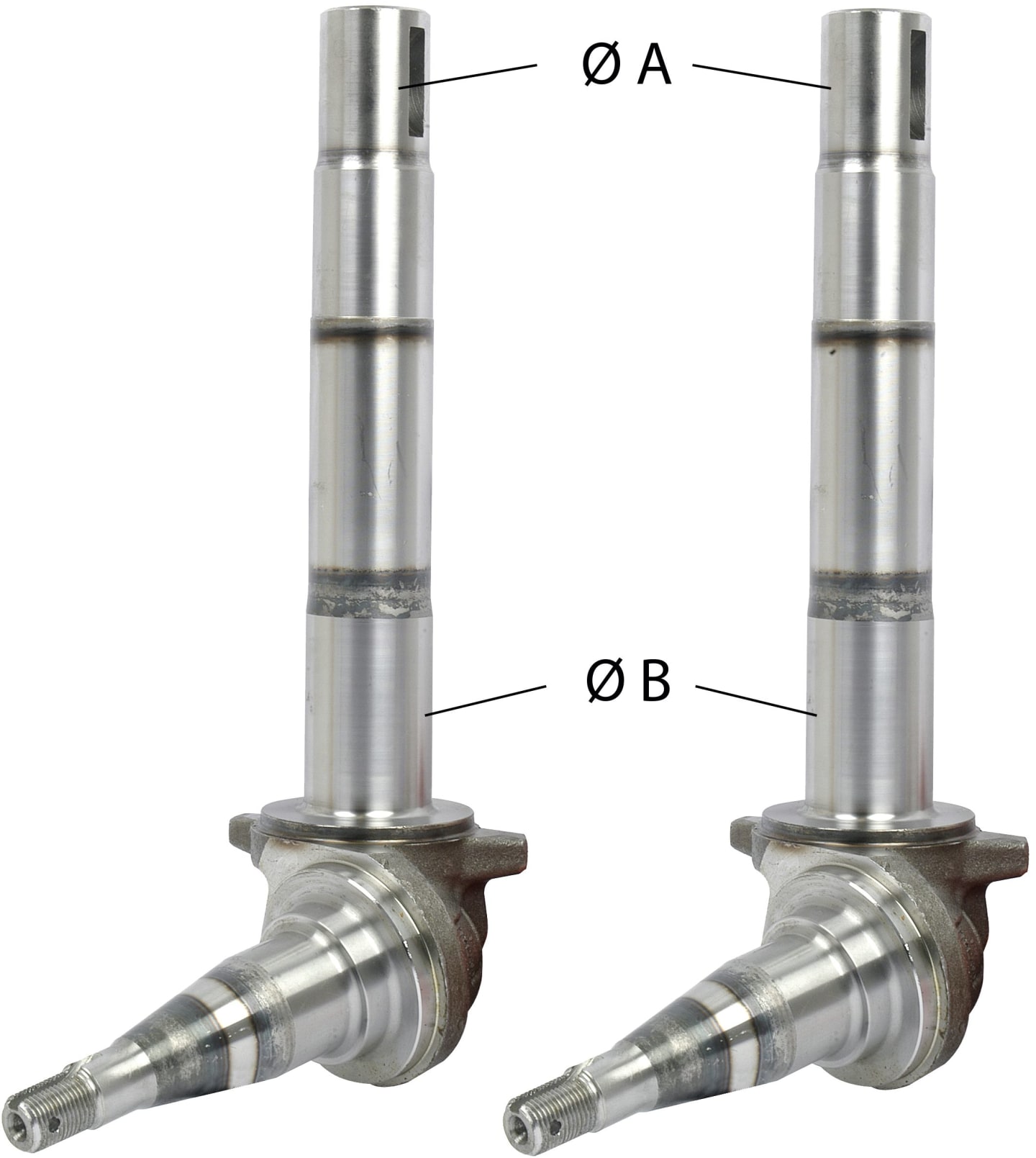 Achsschenkel links/rechts Länge 271,53 mm, für Ford New Holland 5000, 6000, 7000