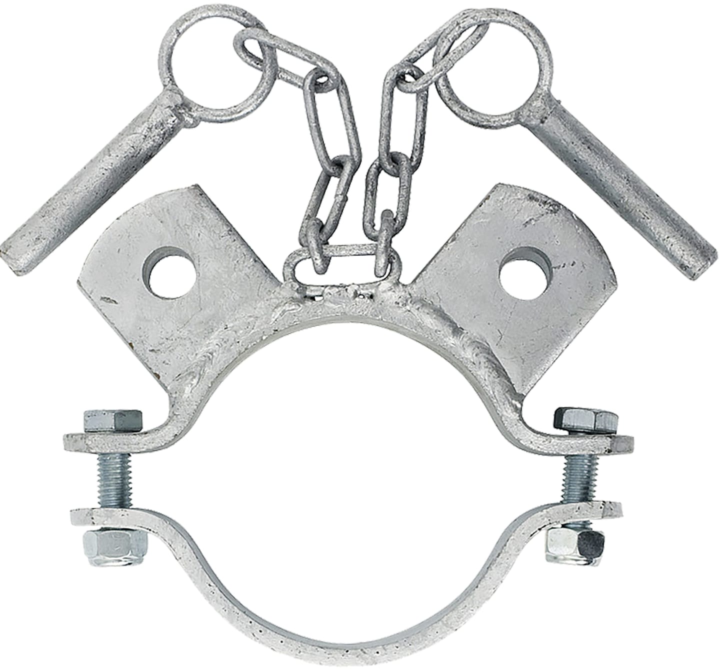 Patura Schelle 102 mm, mit 2 Haltern, winklig, für Fressgitter "SSV", 303481