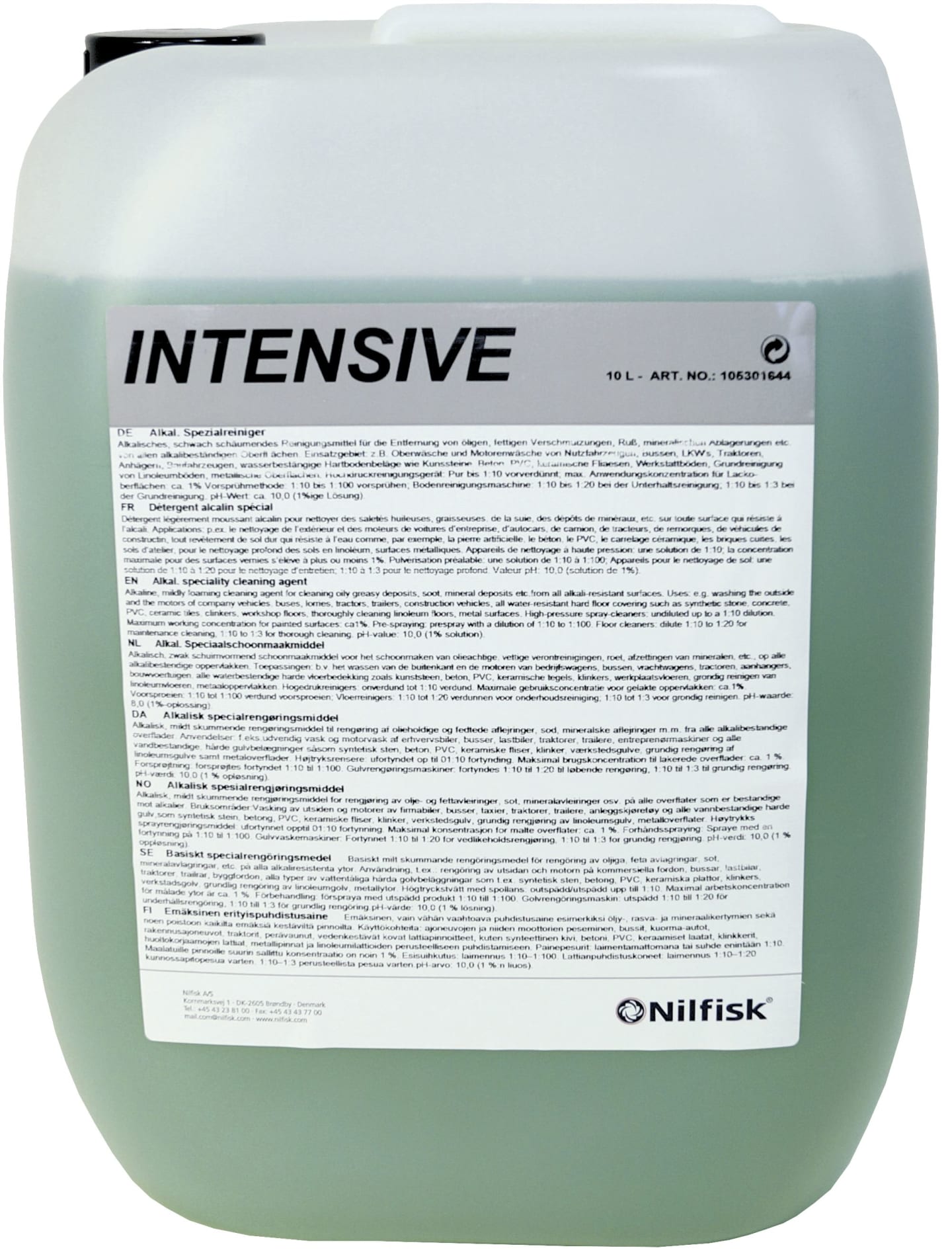 Nilfisk Reinigungsmittel "Intensive SV1" 10 l, 105301644