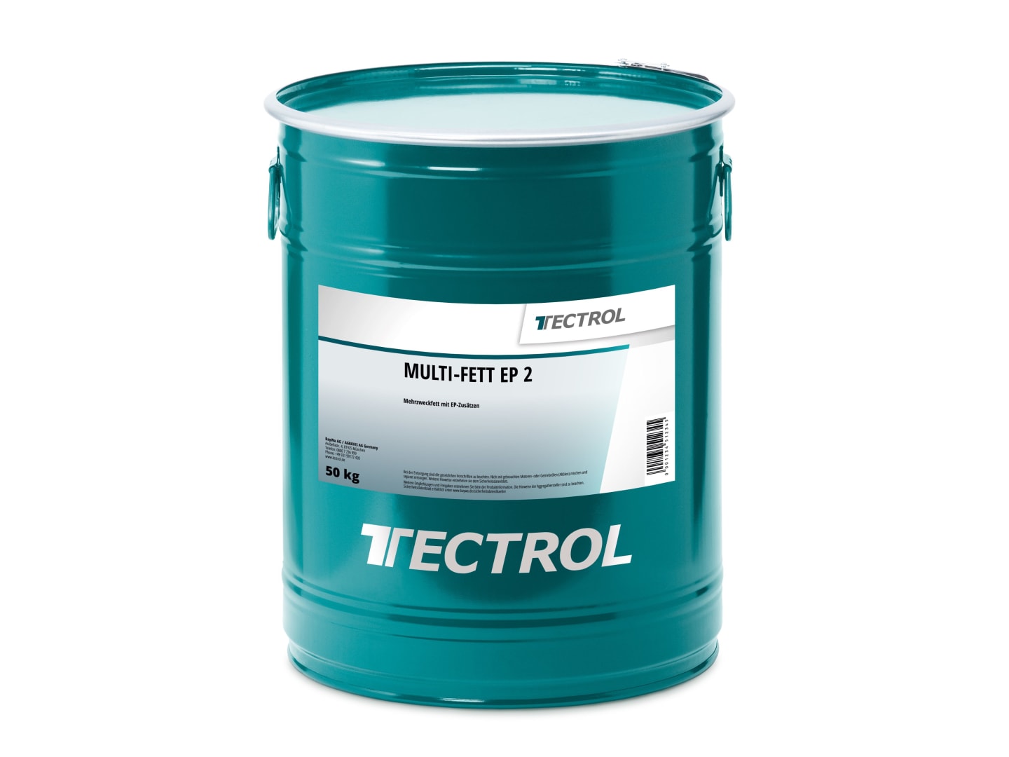 TECTROL MULTI-FETT EP 2 50 kg Hobbock NLGI 2 Schmierfett, Mehrzweckfett, Multifett, Lithium