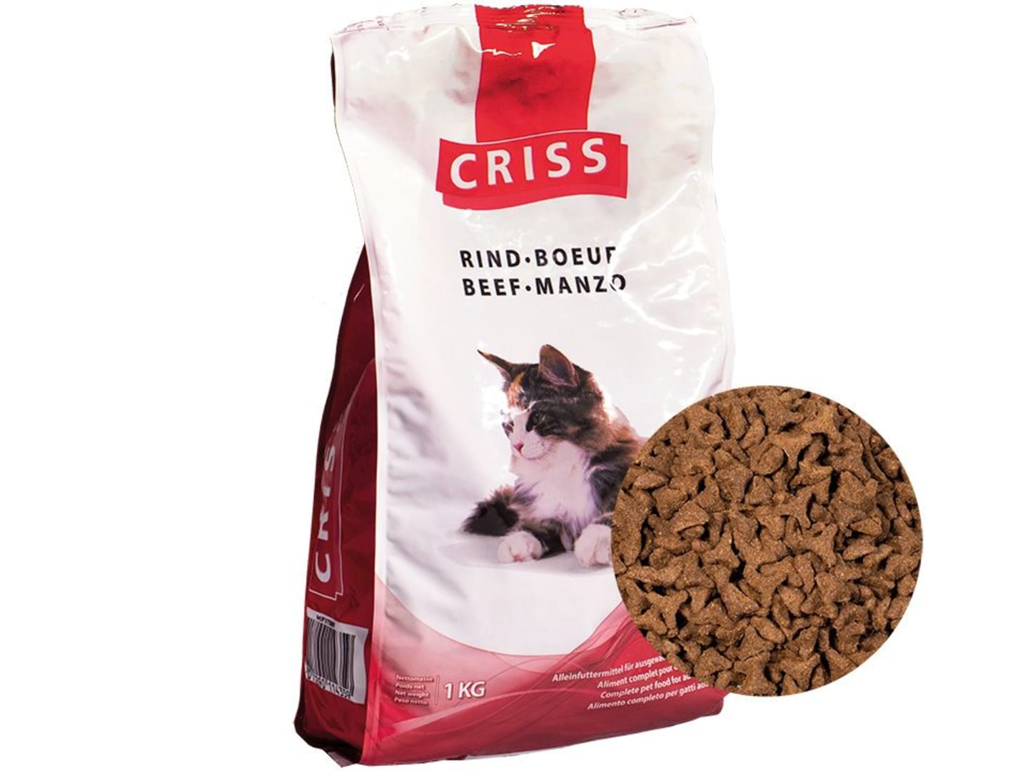 CRISS Katzenmenü Rind Pellet 5 kg Sack