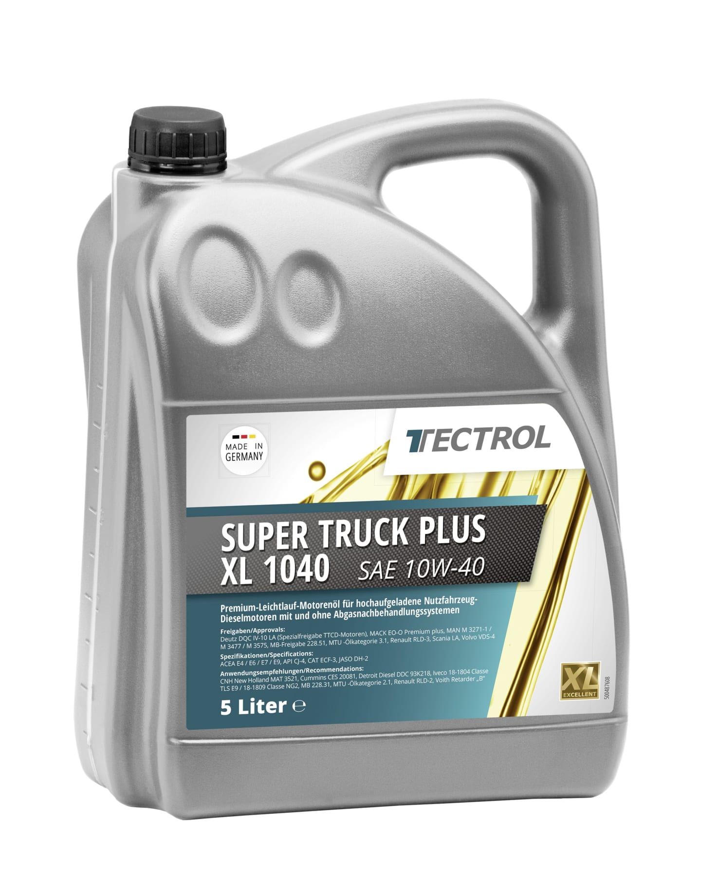 TECTROL SUPER TRUCK PLUS XL 1040 SAE 10W-40 Premium-Leichtlauf-Motorenöl, NFZ, Dieselmotor mit Abgasnachbehandlung