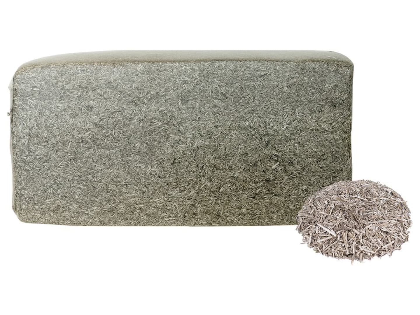 Hanfeinstreu staubarme, alternative Einstreu für Kleintiere und Pferde 15,5 kg Ballen