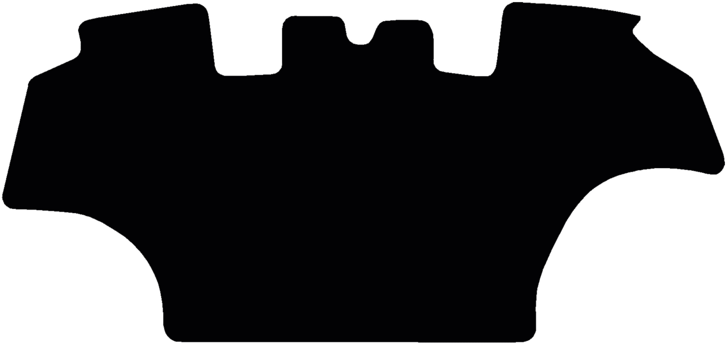 Fußmatte Velours schwarz, für Case IH Traktor Puma CVX, ab Bj. 14