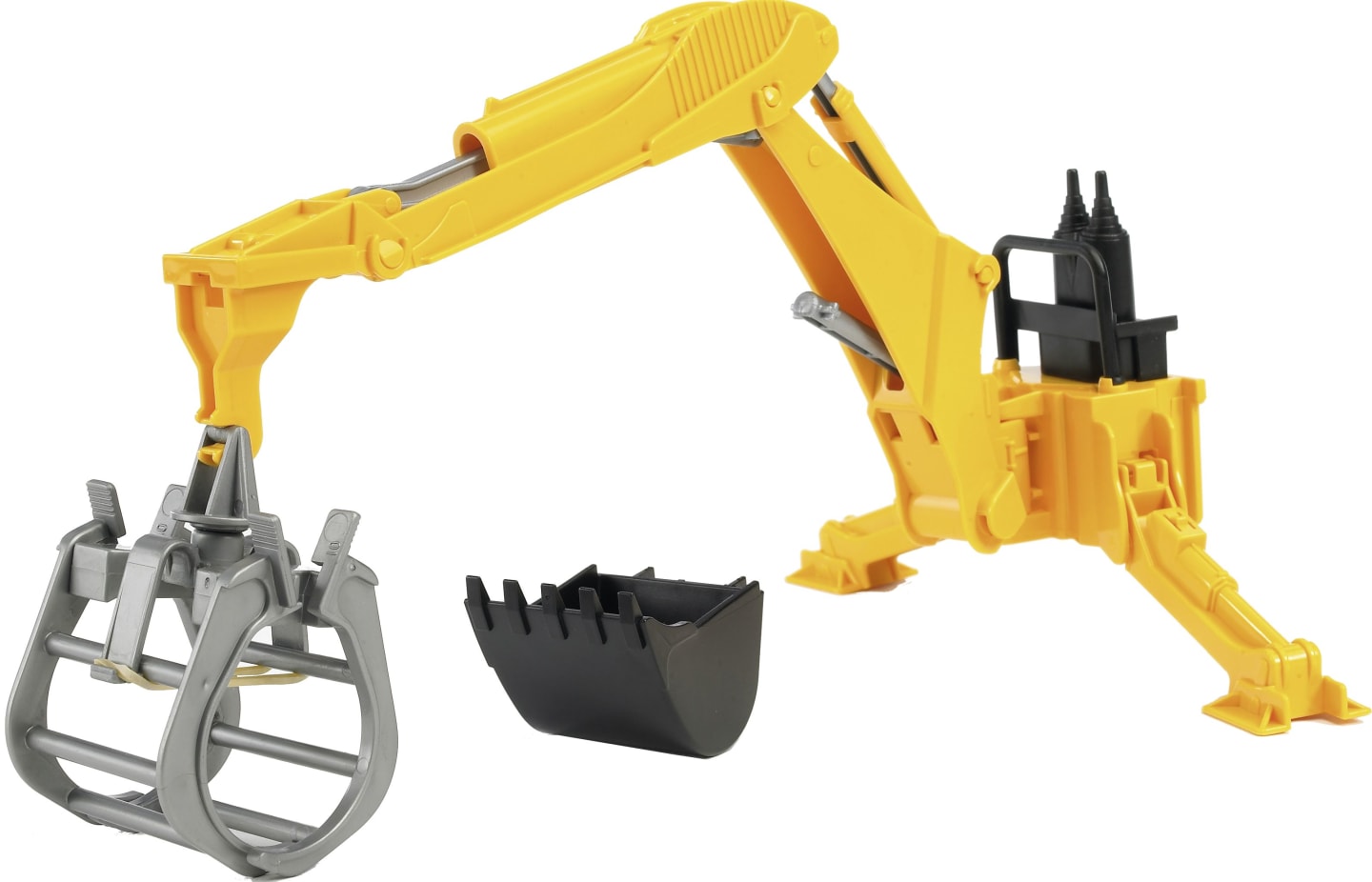 Bruder® Modell "Heckbagger" mit Greifer 1:16, 02338