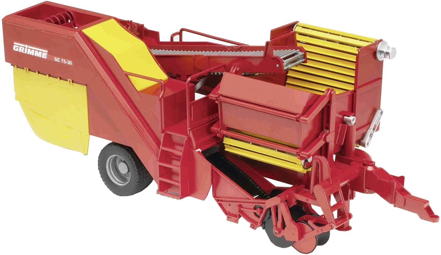 Bruder® Modell "Grimme Kartoffelvollernter SE 75-30" mit Kartoffelimitaten 1:16, 02130