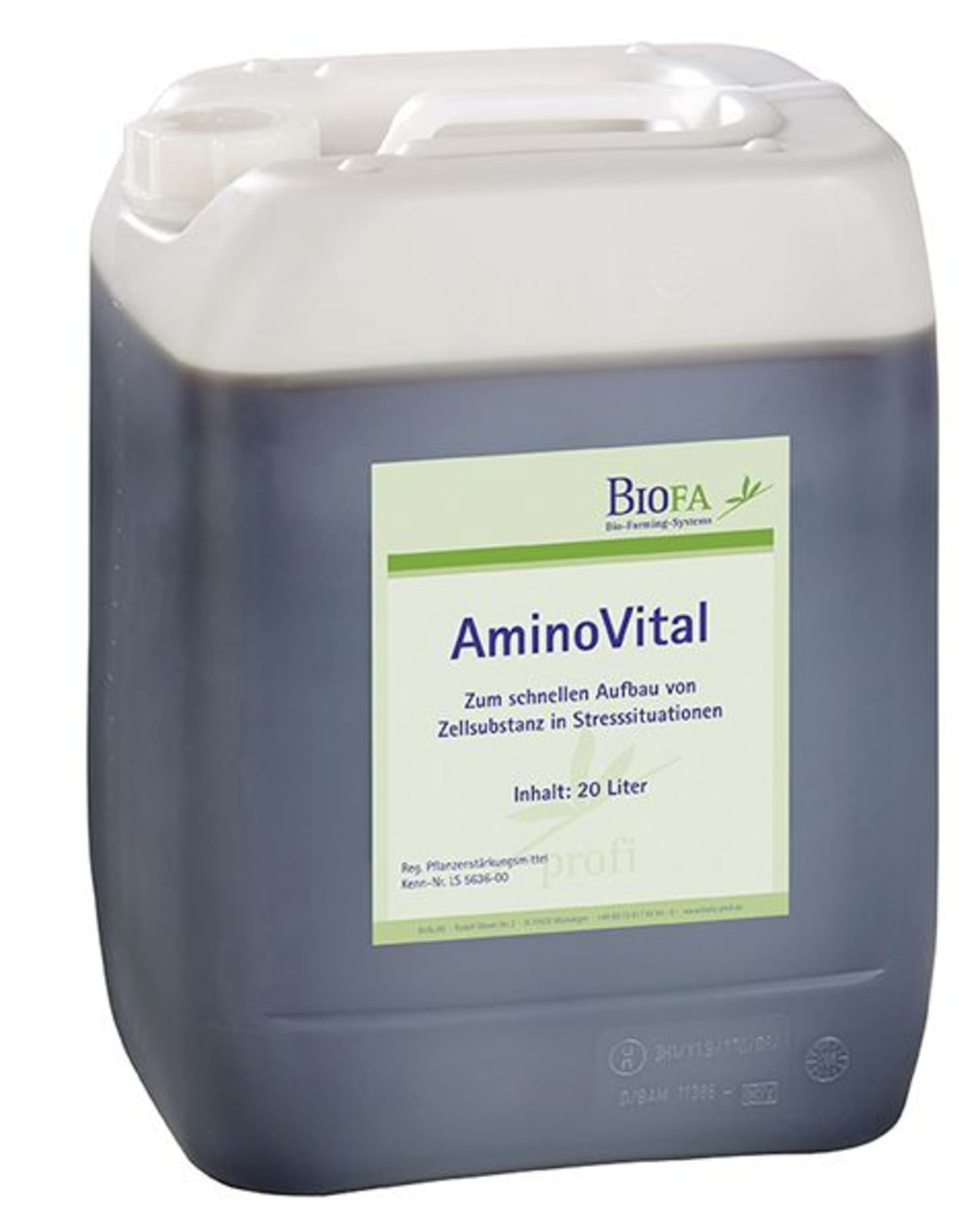 BIOFA AminoVital Pflanzenstärkungsmittel zur schnellen Versorgung mit Aminosäuren 20 l Kanister flüssig