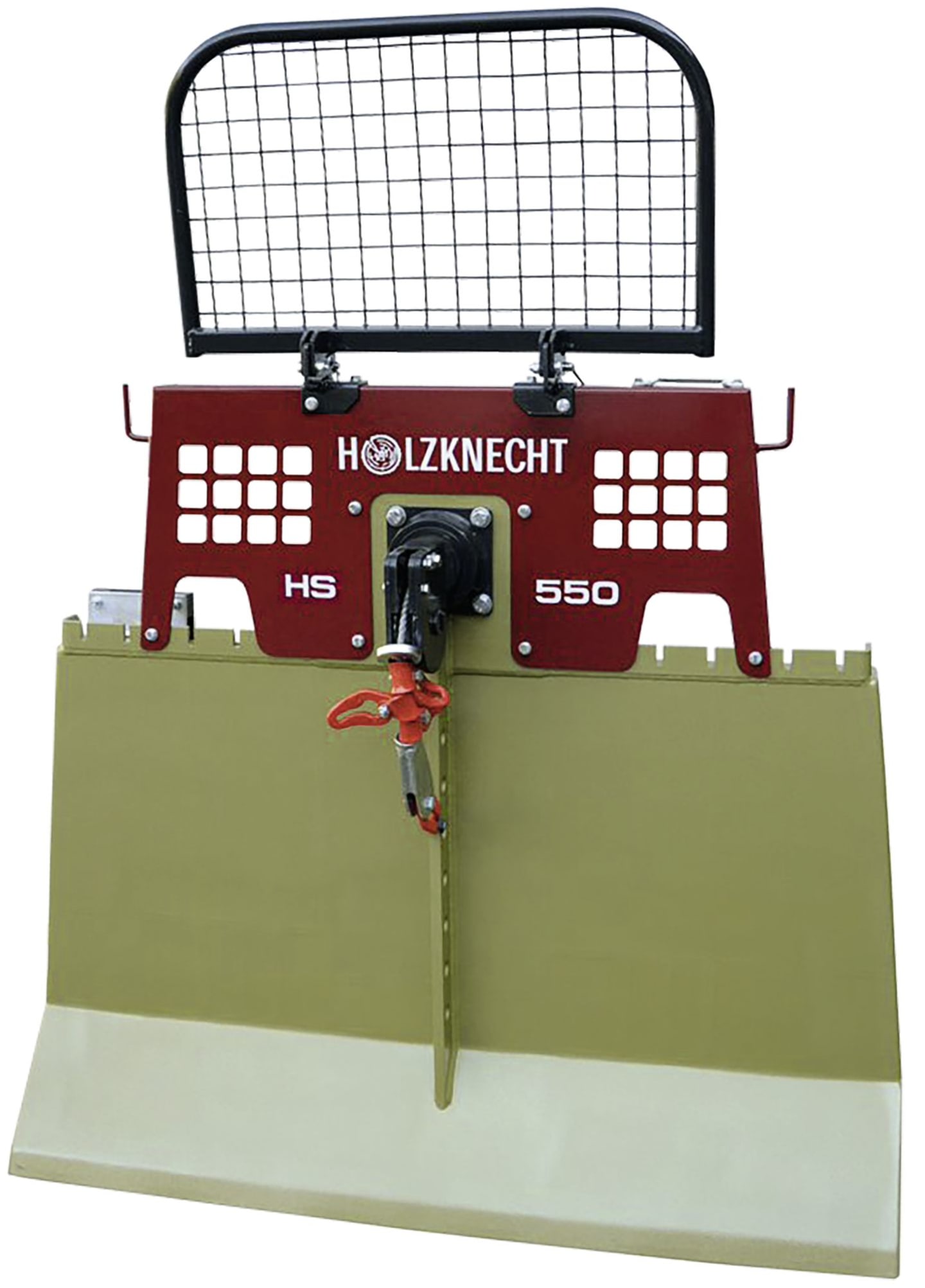 Holzknecht Forstseilwinde "HS 550" elektrohydraulische Betätigung, Getriebe-Kettenantrieb, mit Funk, Seilausstoß, Seilverteiler