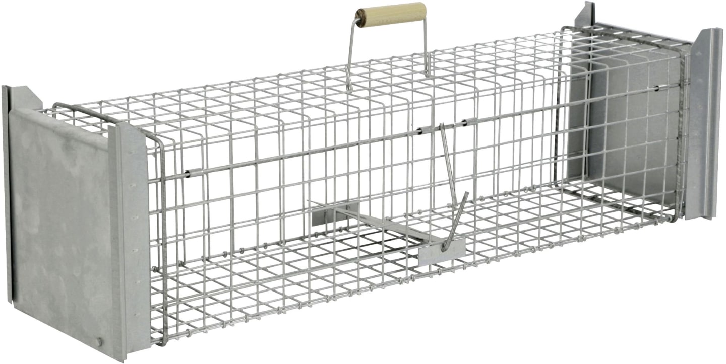 cit® Kastenfalle "Alive Predator Super" 105 x 26 x 26 cm, für Ratten, Iltisse, Füchse, streunende Katzen, Waschbären, Marder und andere Tiere, 299469