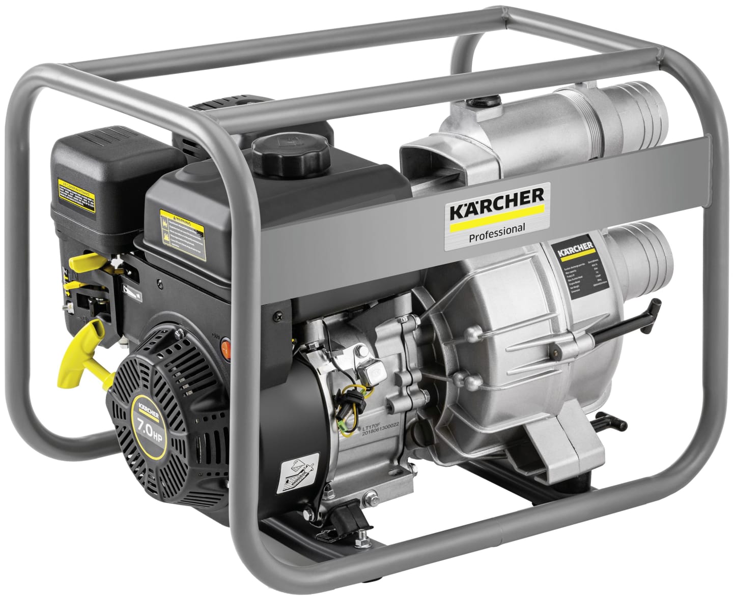 Kärcher® Schmutzwasserpumpe "WWP 45" Benzin Fördermenge max. 45.000 l/h, Anschluss 3" AG; 3" Schlauchtülle, 1.042-210.0