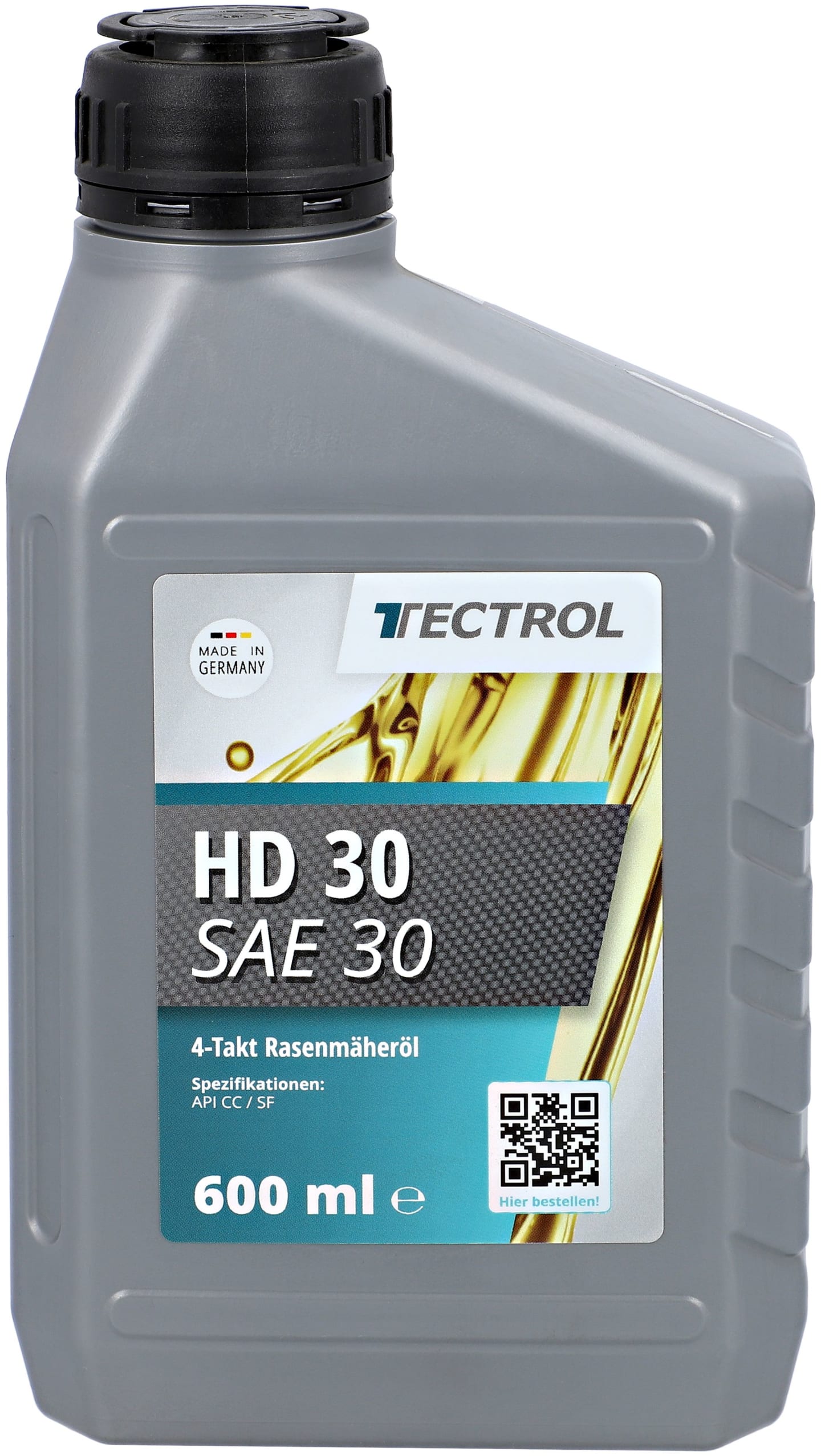 TECTROL HD 30 RASENMÄHERÖL 600 ml Flasche SAE 30 Einbereichs-Motorenöl, mineralisch, 4-Takt Motorenöl , Rasenmäheröl
