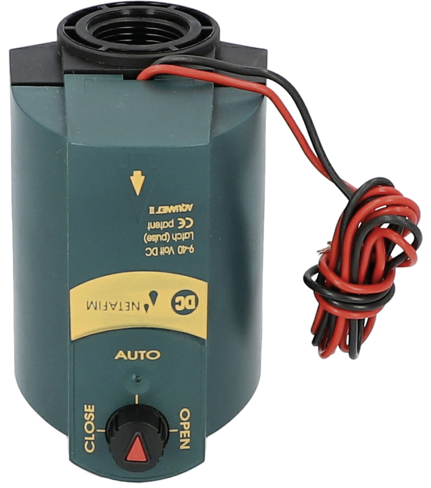 NETAFIM™ Magnetventil "Aquanet Plus®" 9 V DC Puls, mit Durchflußregulierung, gerade