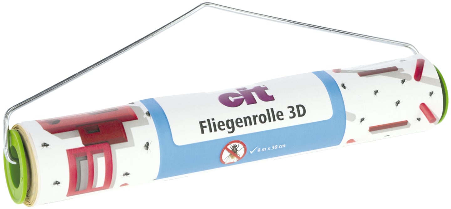 cit® Fliegenrolle "3D-Druck" 9 m x 30 cm, 299904