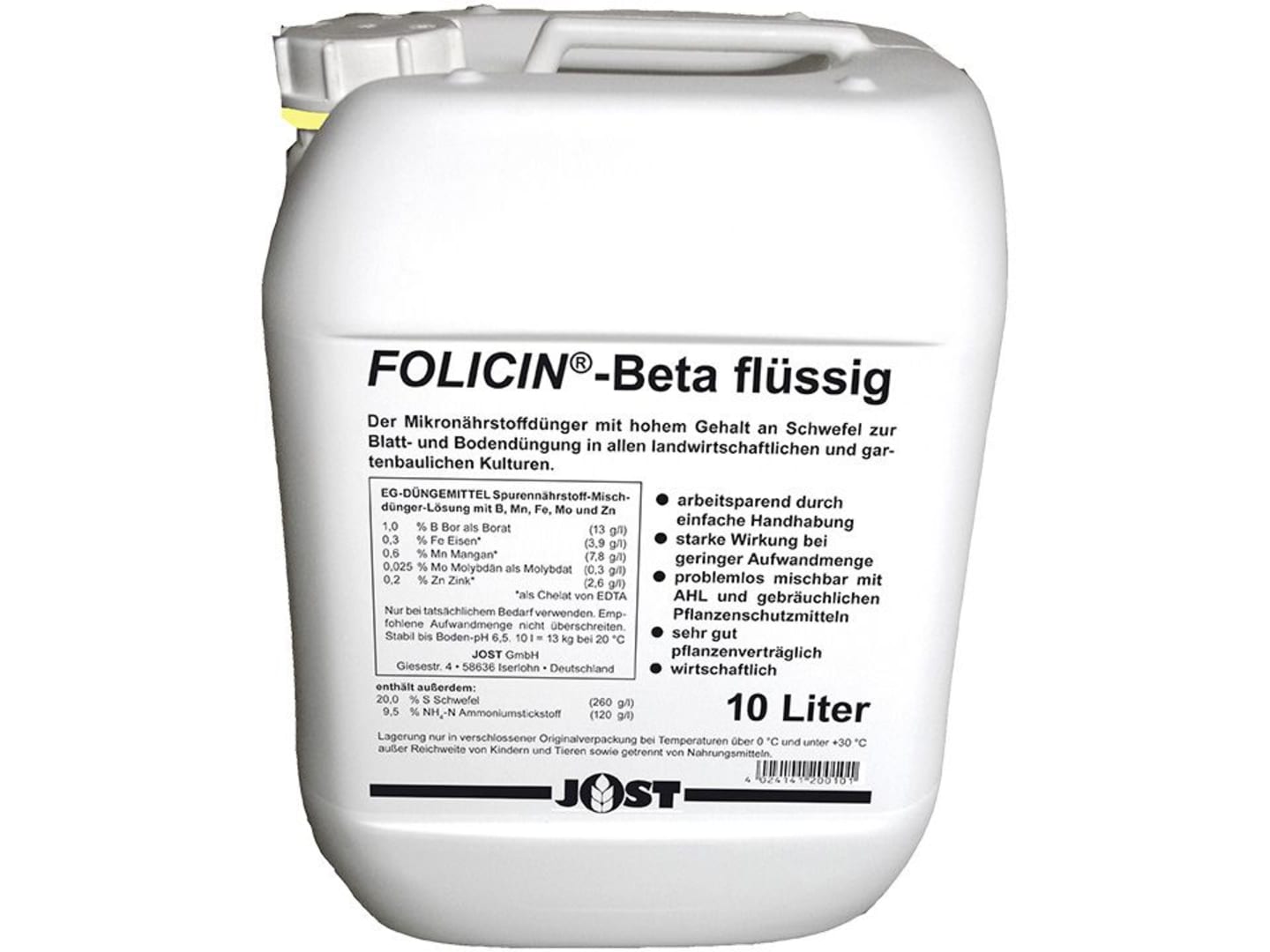 JOST FOLICIN-Beta flüssig 10 l Kanister flüssig