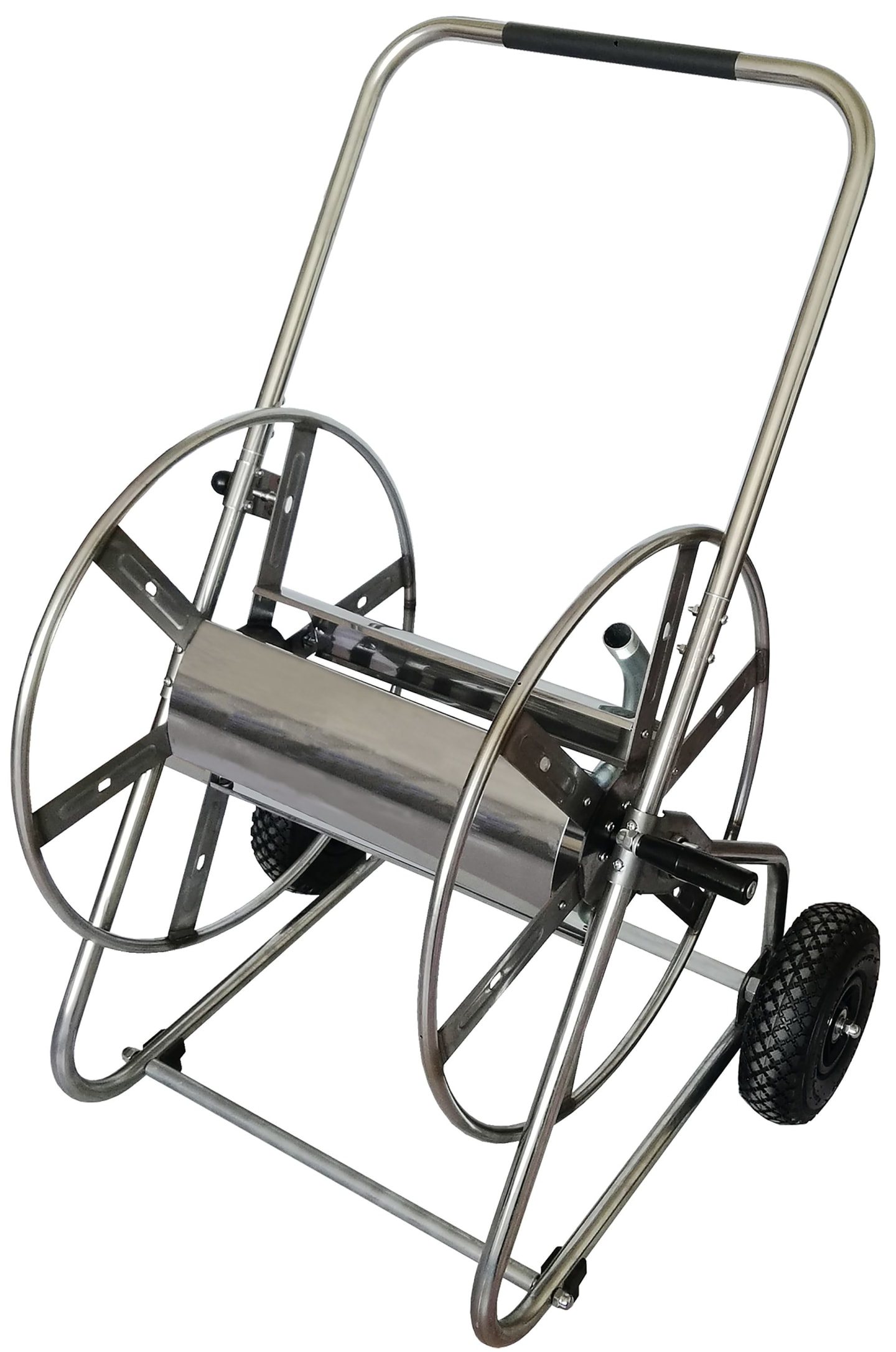 Sirocco® Schlauchwagen Anschluss 1" Stahl (rostfrei) Schlauchkapazität 1" – 80 m, 070 42220