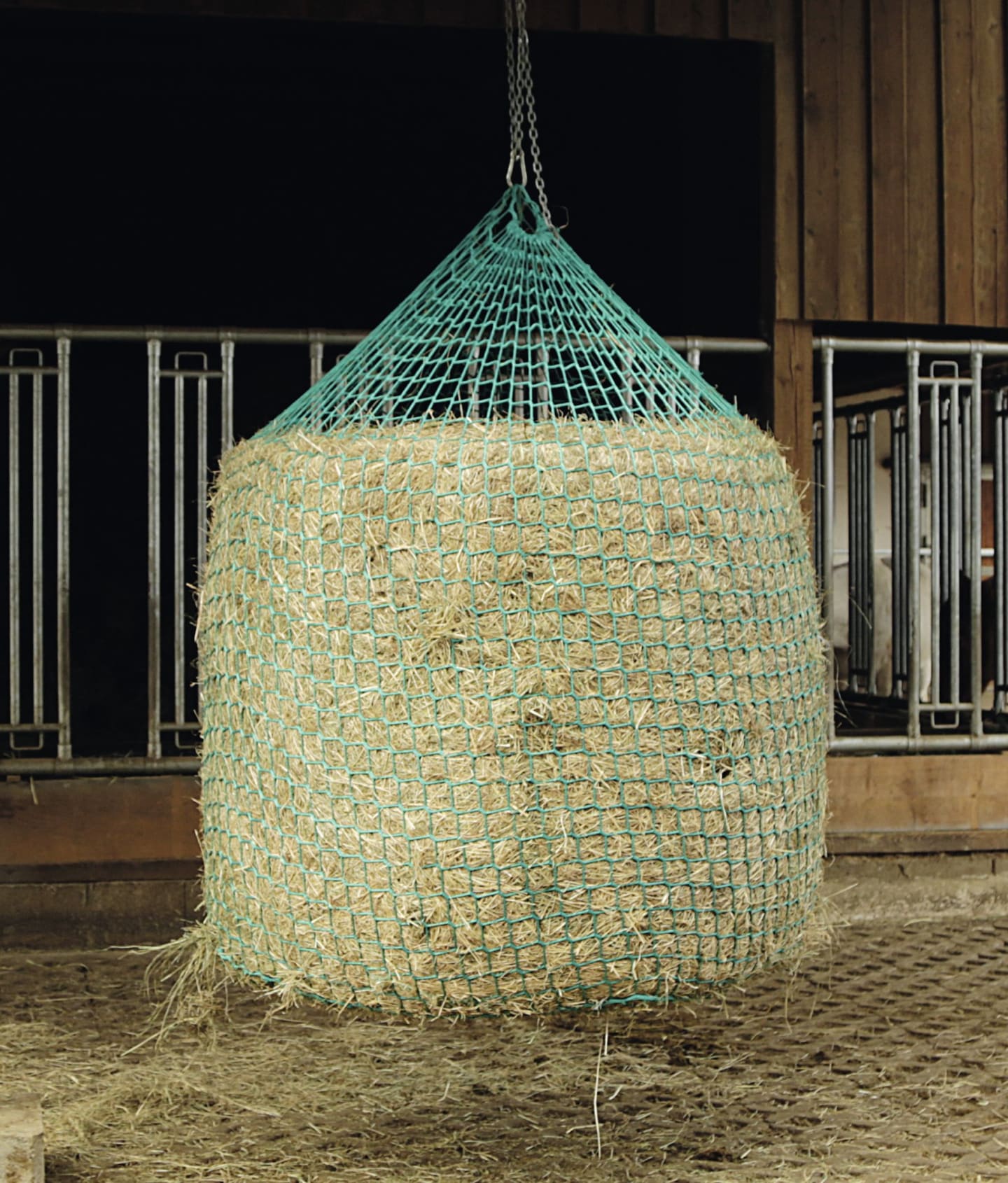 KERBL Heunetz für Rundballen, Maschenweite 45 x 45 mm, zum Aufhängen