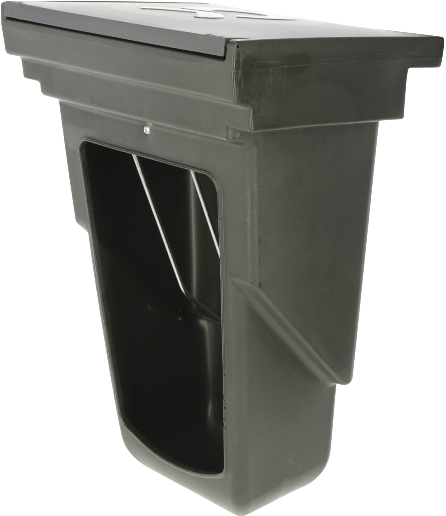 KERBL Futterbox 11,5 l, 330 x 512 x 270 mm, für Kälberiglus, Rauh- und Kraftfutter, 144352