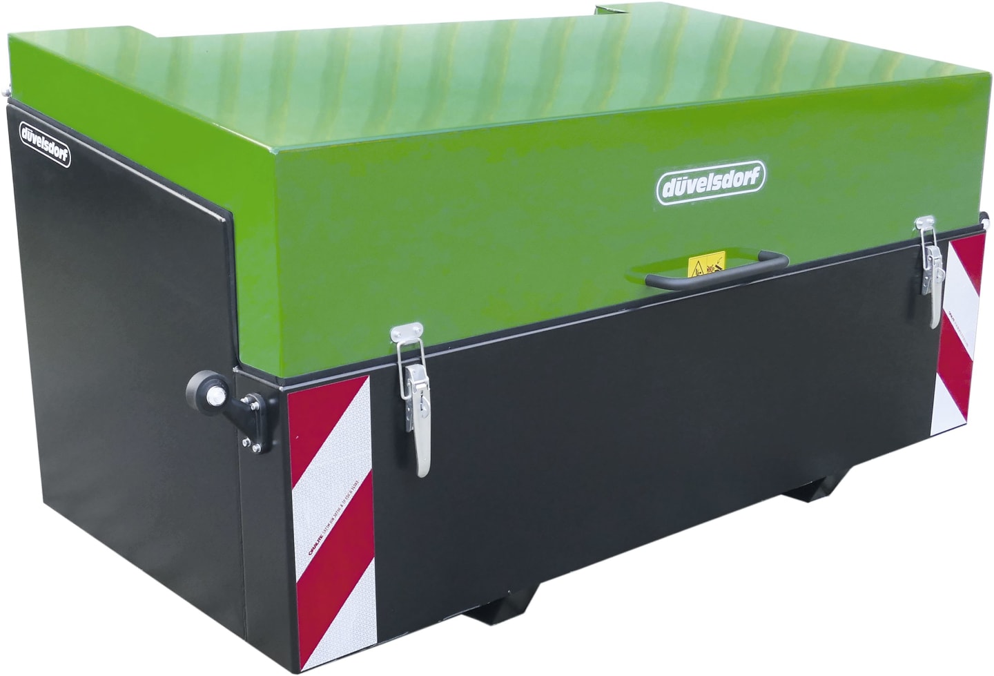Düvelsdorf Transportbox "HD" 1.100 l, Tragkraft 1.000 kg, grün; schwarz, 3520000
