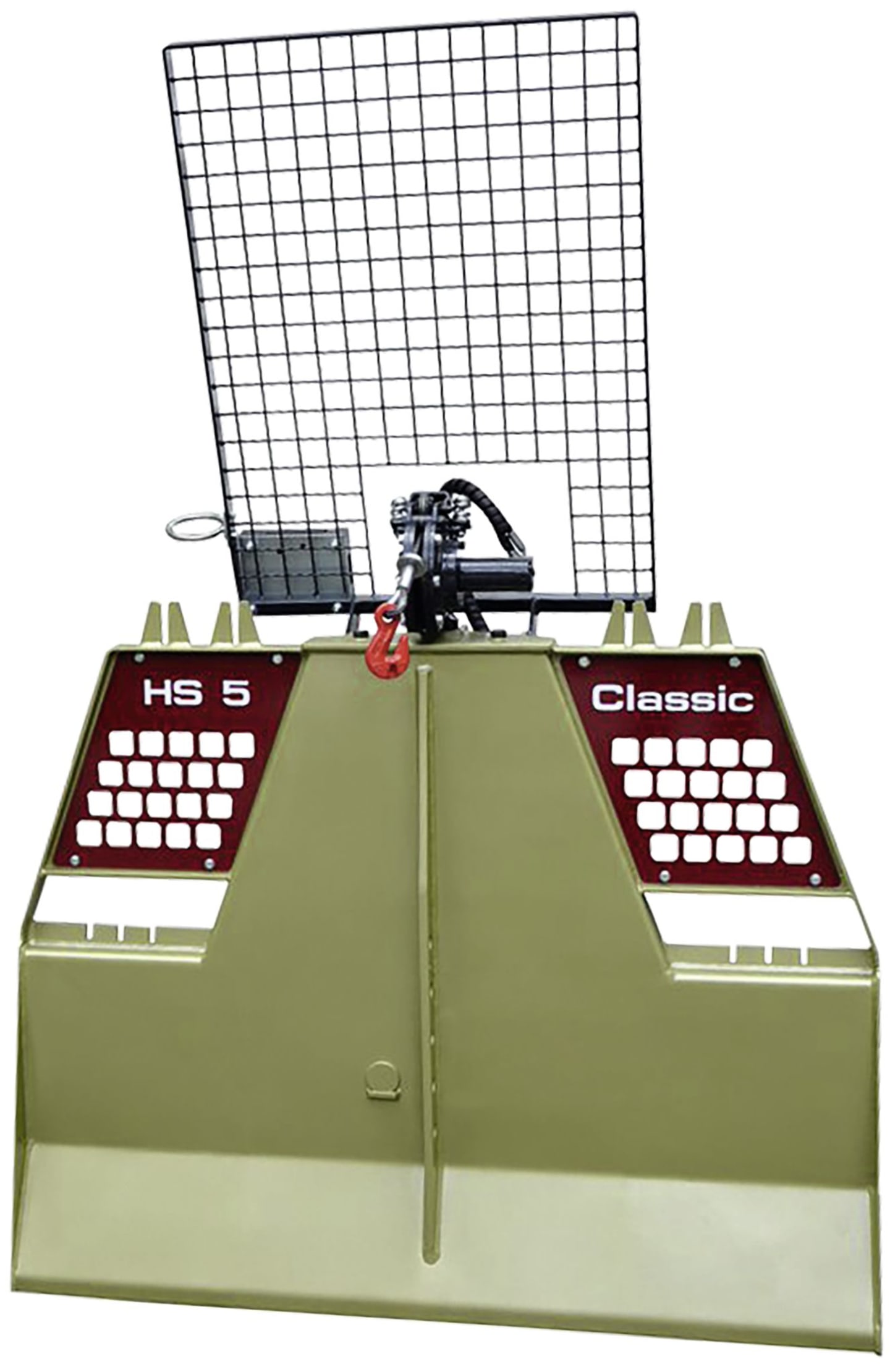 Holzknecht Forstseilwinde "HS 5 Classic", Getriebe-Kettenantrieb, mit Funk, Seilausstoß, Seilverteiler