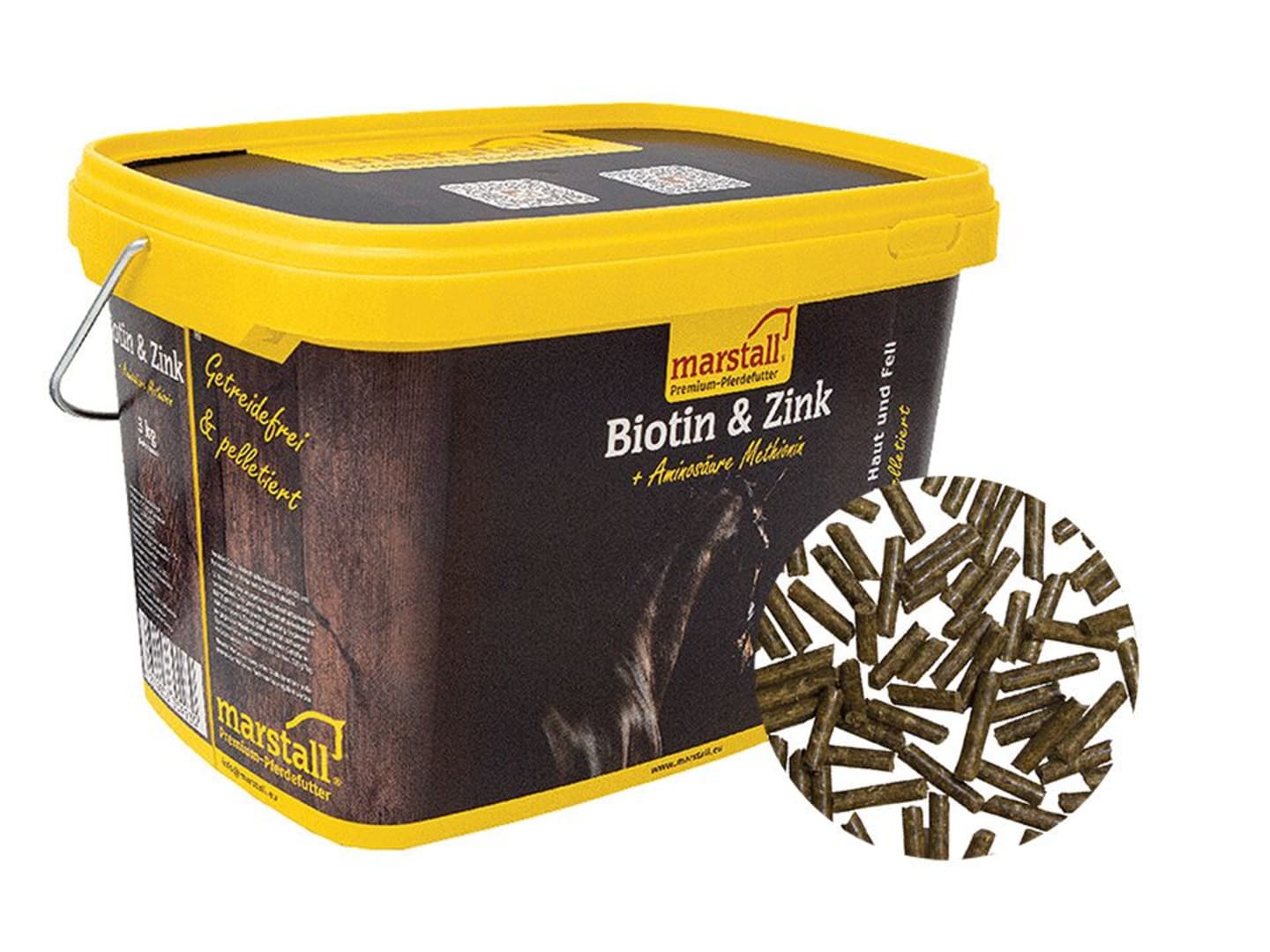 marstall® Biotin & Zink mit Gras aus dem Allgäu 3 kg Eimer