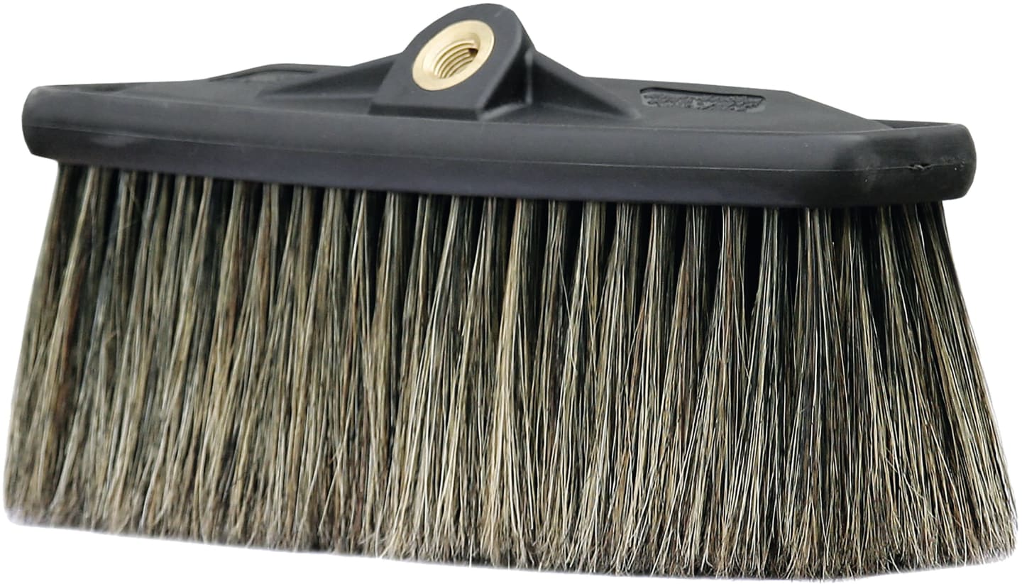 Waschbürste 260 x 80 mm, 1/4" IG, Schweineborsten 90 mm
