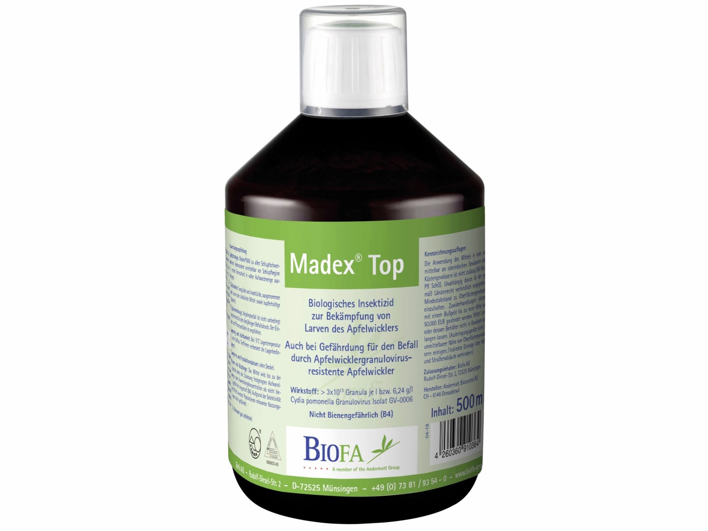 BIOFA Madex Top 500 ml Flasche