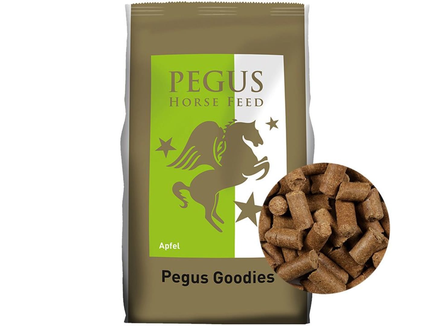 Pegus Goodies Apfel Pferdeleckerlis mit fruchtigem Apfelgeschmack 1 kg Beutel