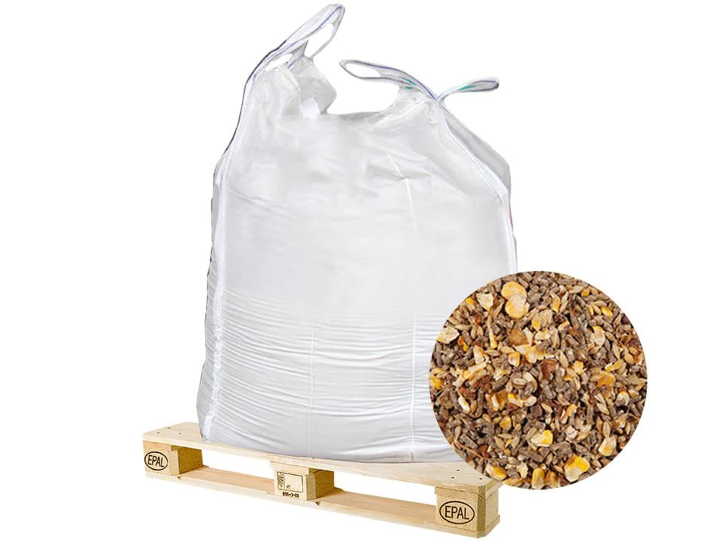 Pegus Classic Müsli (Vorteilspackung) 640 kg BigBag melassefreies Basismüsli ohne Hafer Müsli
