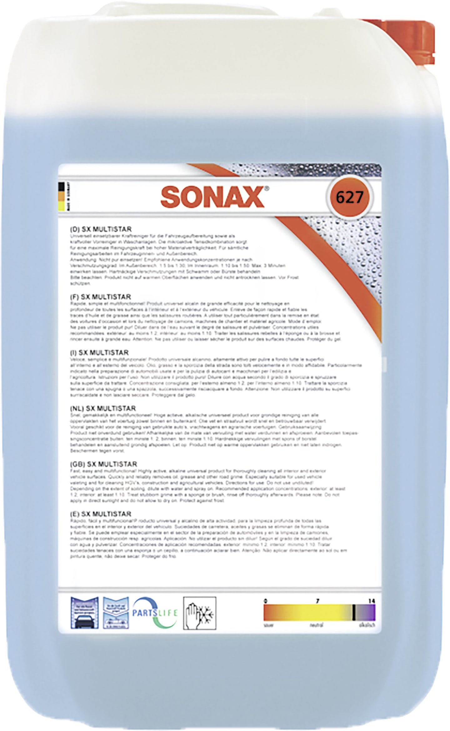 Sonax® Maschinenreiniger "MultiStar" phosphathaltig 25 l, 06277050