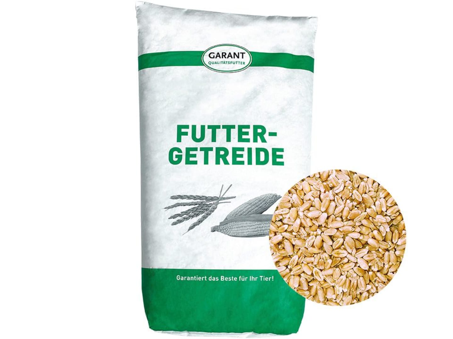 Weizen Ganzkorn ohne Gentechnik Futterweizen für Hühner, Kaninchen und Nager 30 kg Sack