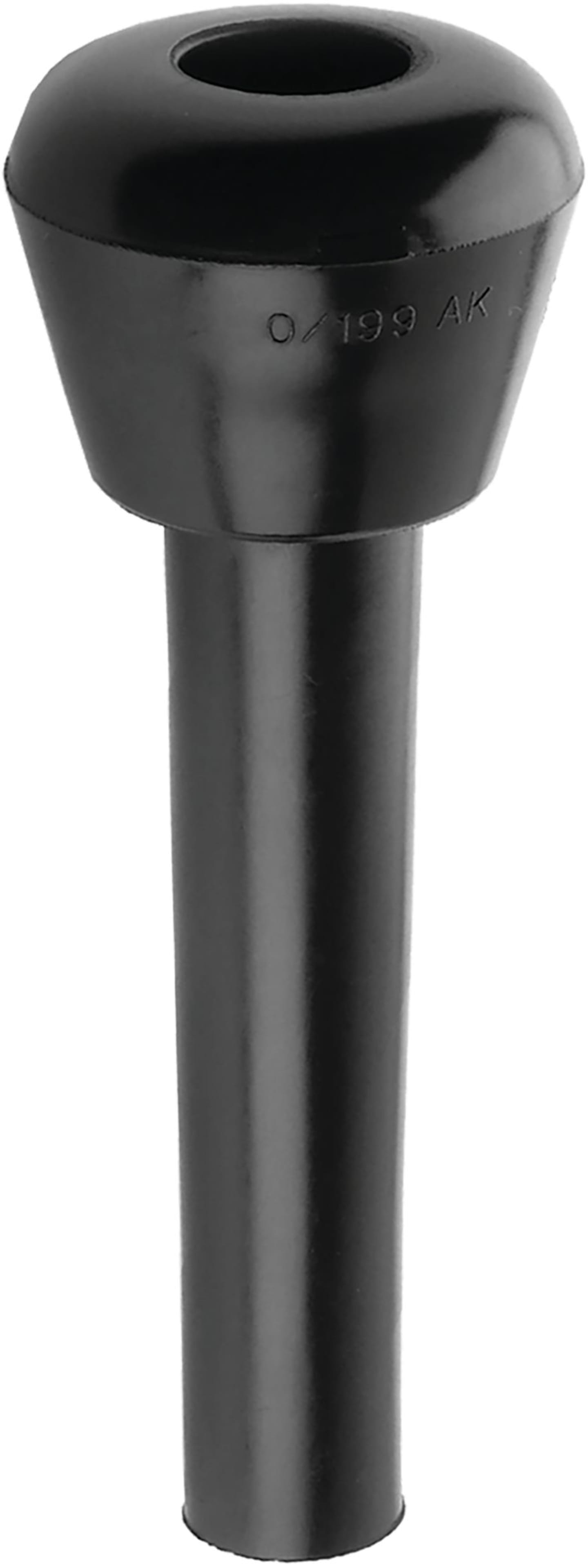 Zitzengummi 180 mm, Öffnung 27 mm, Gummi, kurz, großer Kopf, für DeLaval Melkzeug Hydroplus mit Schauglas, 4 St.