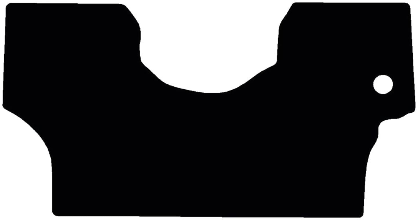 Fußmatte Gummi schwarz, für McCormick Traktor Serie C-Max, ab Bj. 09