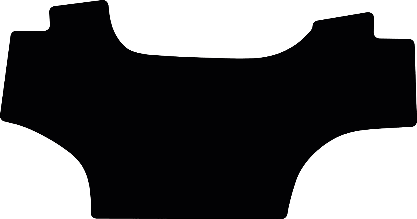 Fußmatte Gummi schwarz, für McCormick Traktor X 6.430, ab Bj. 15
