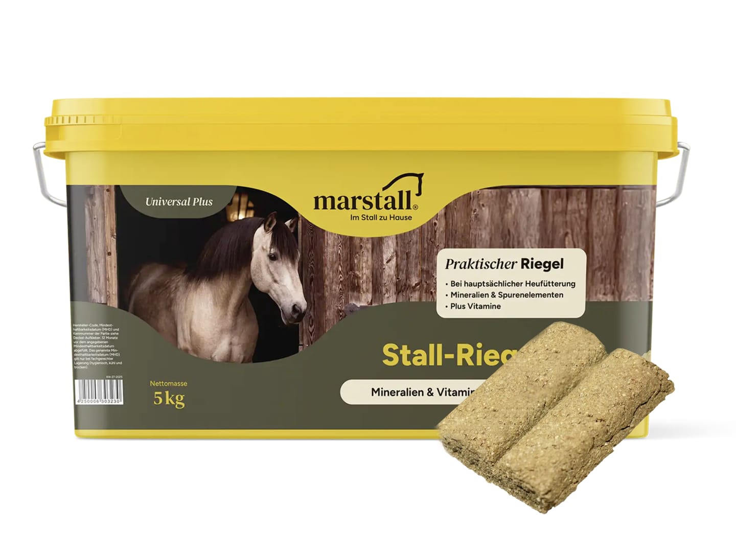 marstall® Stall-Riegel Mineralfutter als Riegel für Pferde