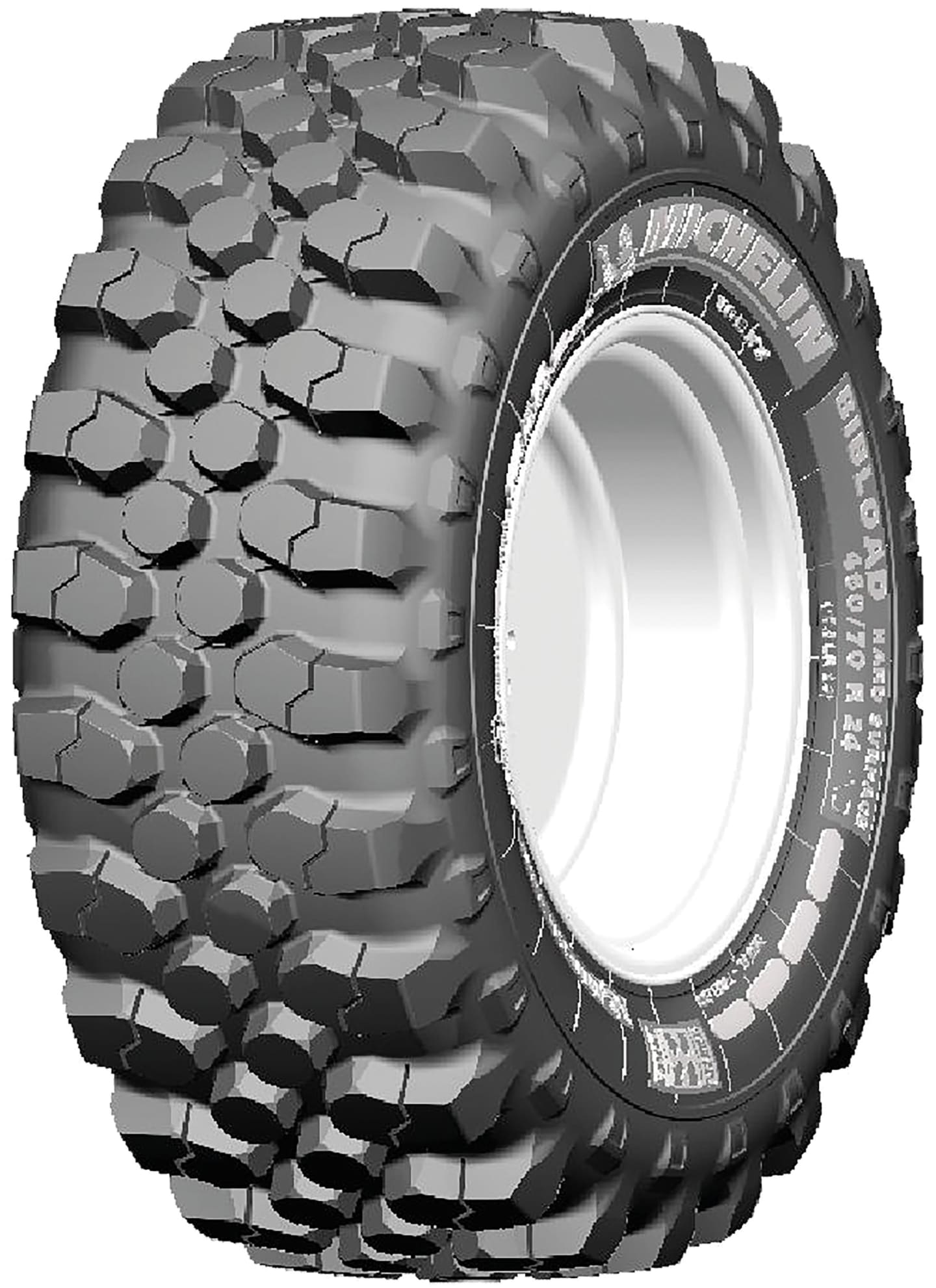 Michelin MPT-Reifen 460/70 R 24 BibLoad Hard Surface 159A8; 159B Radial TL