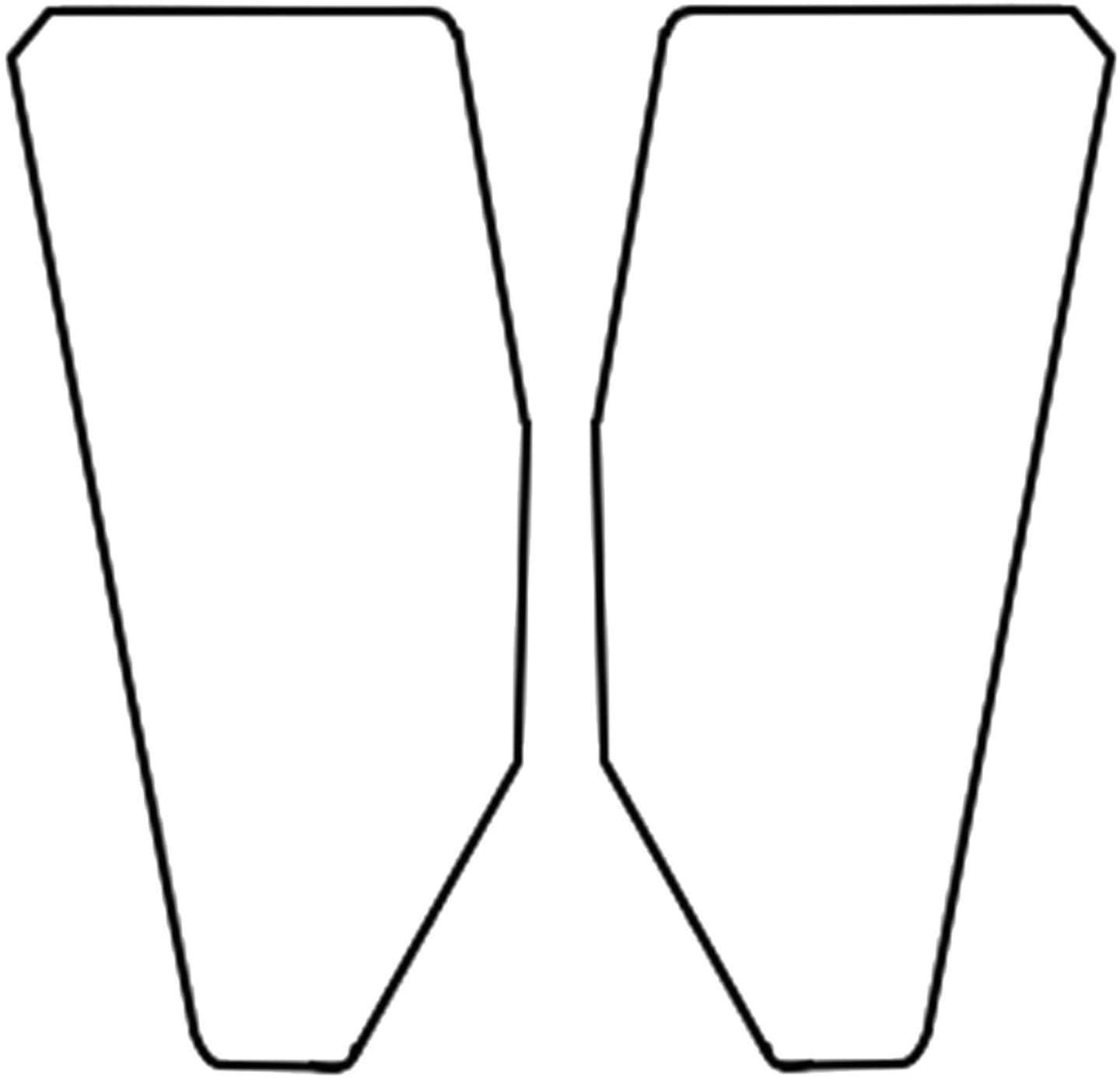 Türscheibe, klar, links/rechts, für Fiat -88, -90, 580, 680, 780, 880, 980, Kabine Komfort; CS 14; CS 15; CS 16; CS 17; CS 18; CS 19
