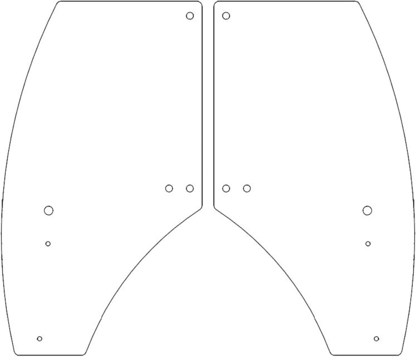 Türscheibe, grün, links/rechts, für John Deere 5000, 6000